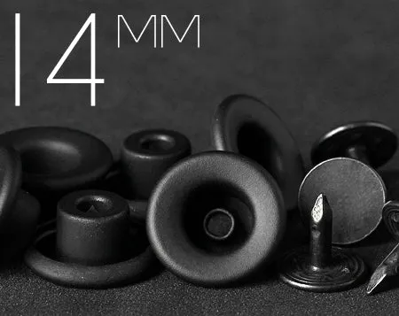 14mm Concave-top Donut Jeans Fly Button with Copper Tack | KHCB-PC14