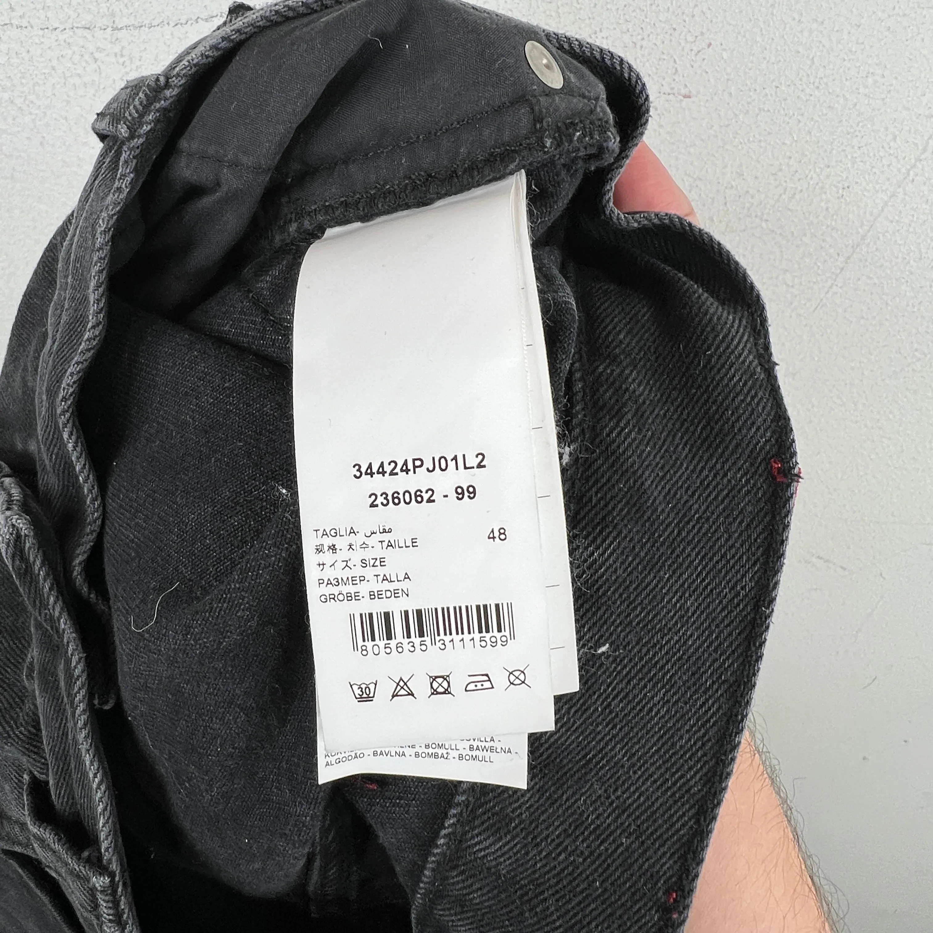 424 Black Denim Jeans