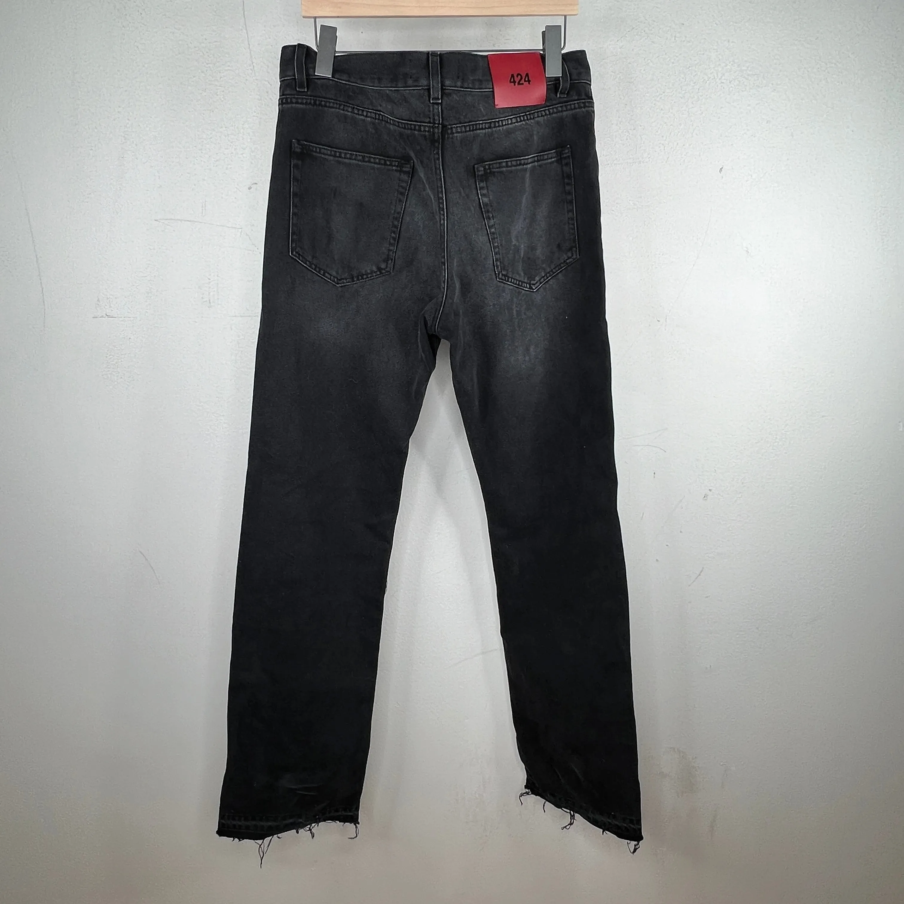 424 Black Denim Jeans