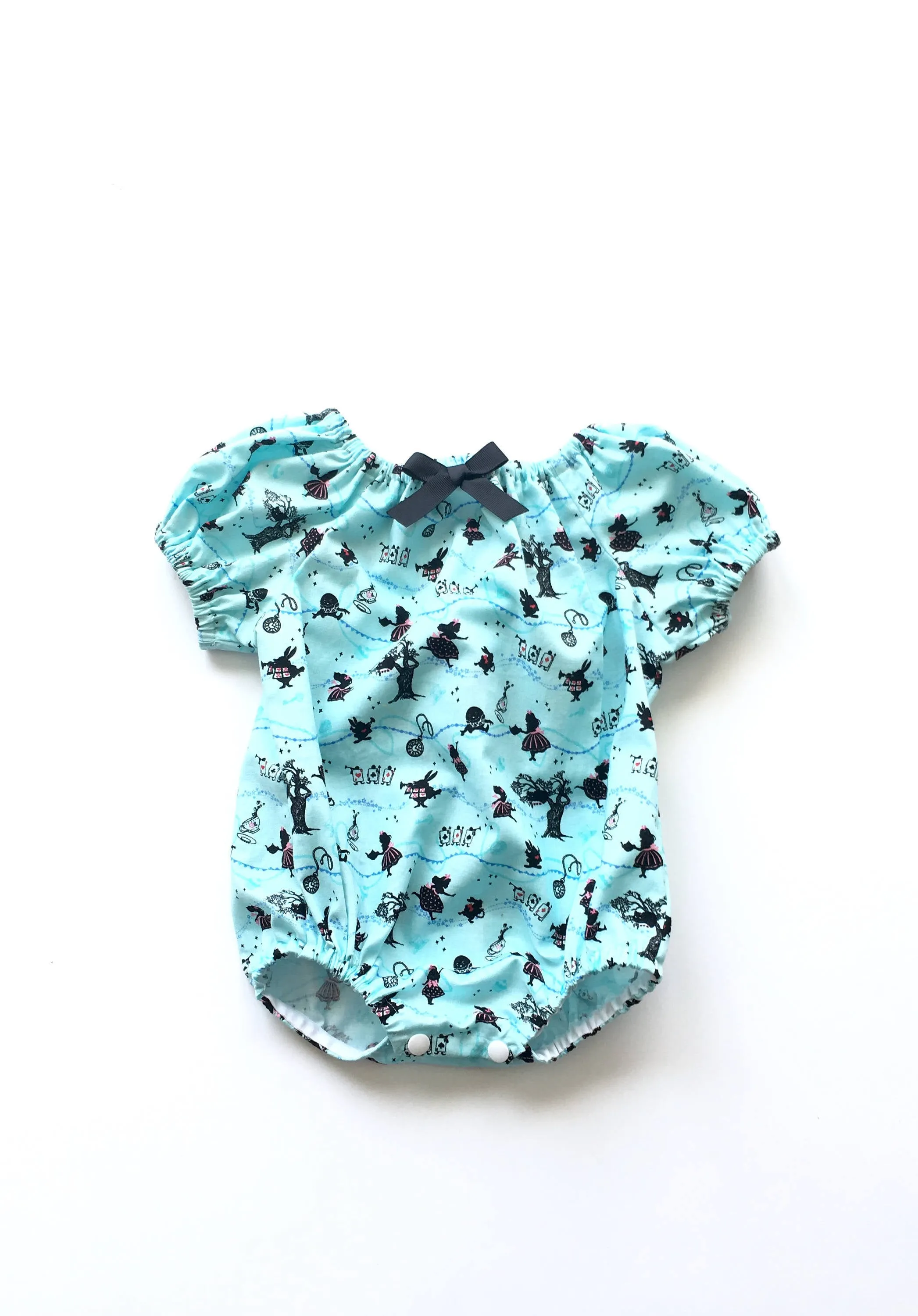 Alice in Wonderland Bubble Romper