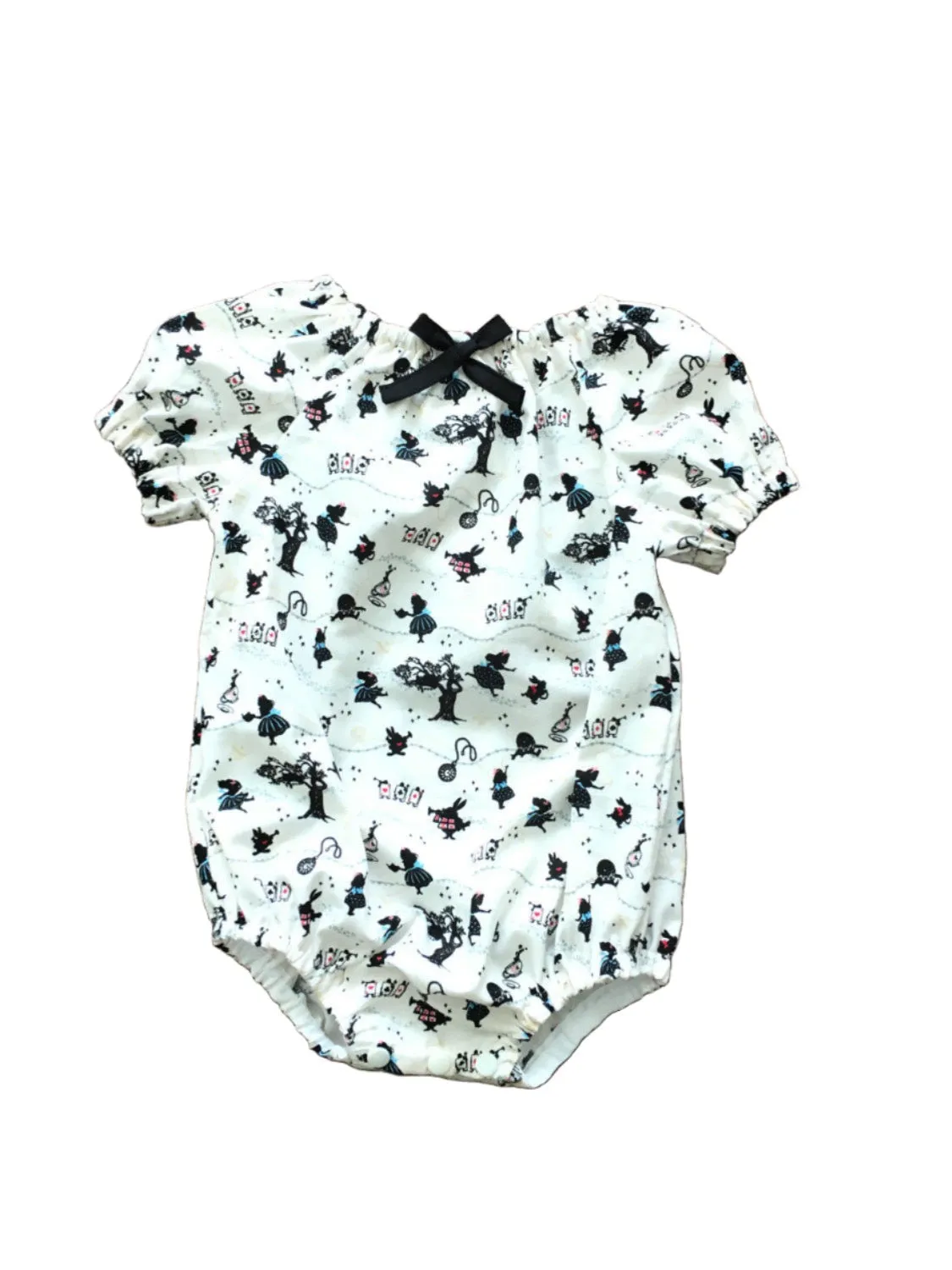 Alice in Wonderland Bubble Romper