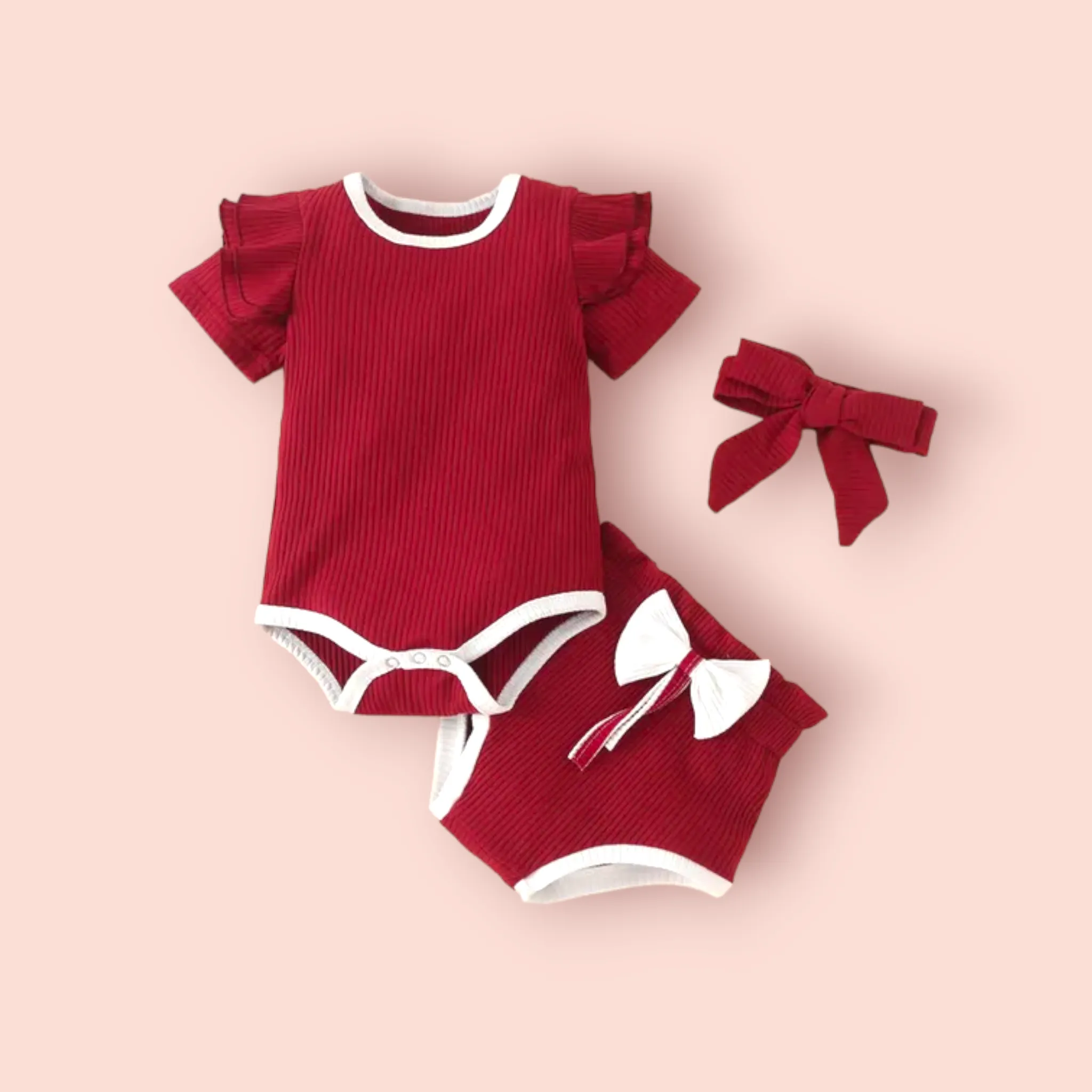 Amy 3 Piece Romper Set