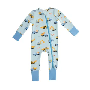 Angel Dear Construction 2 Way Zipper Romper