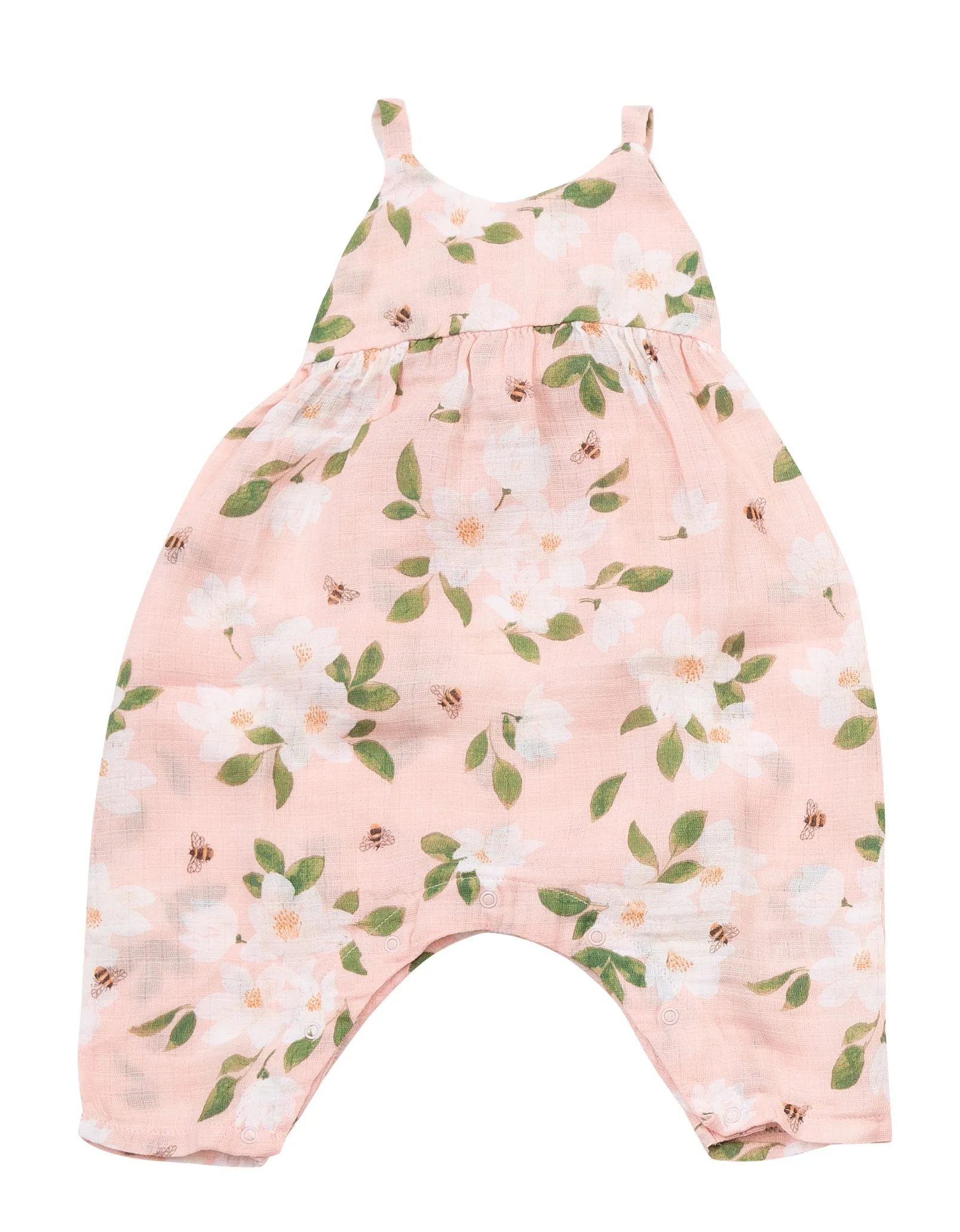 Angel Dear Magnolias Tie Back Romper