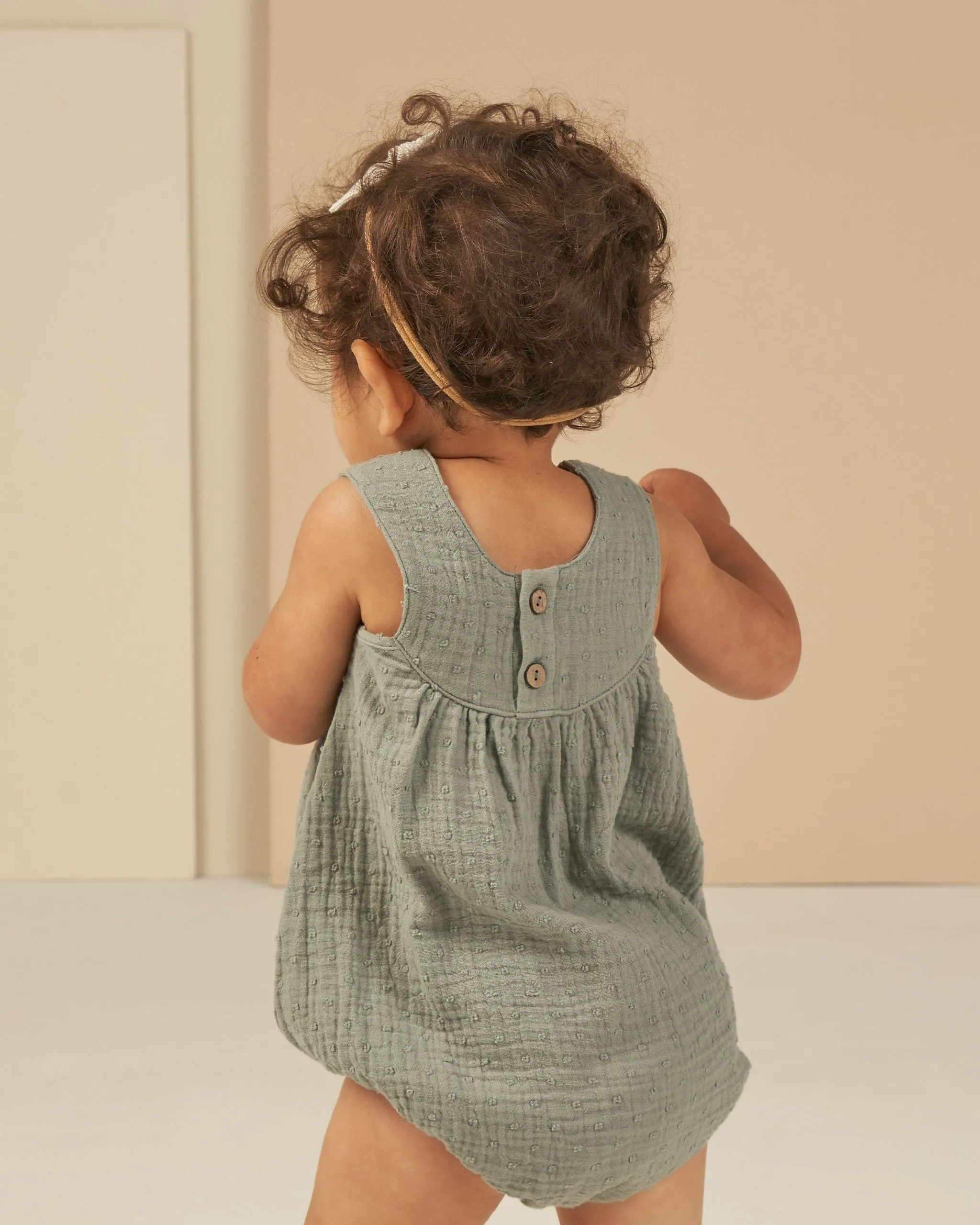 Aqua June Romper