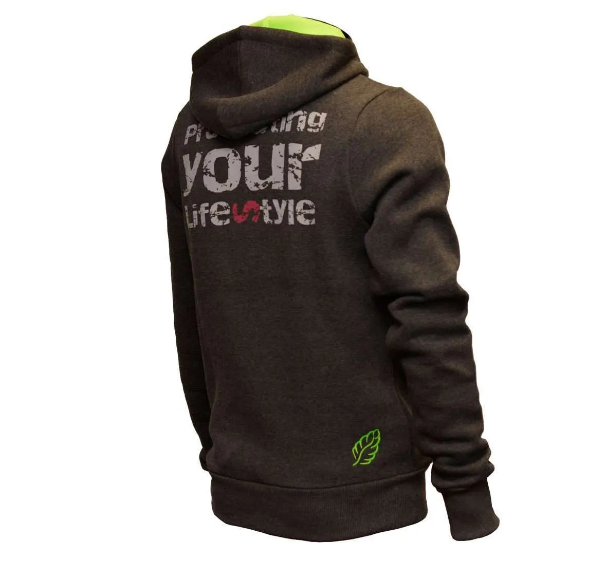 AT5015 Hoodie PYL High-Neck Charcoal Grey