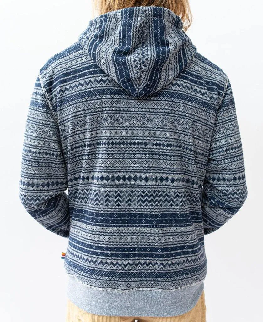 Aztec Hoodie | Wash Navy