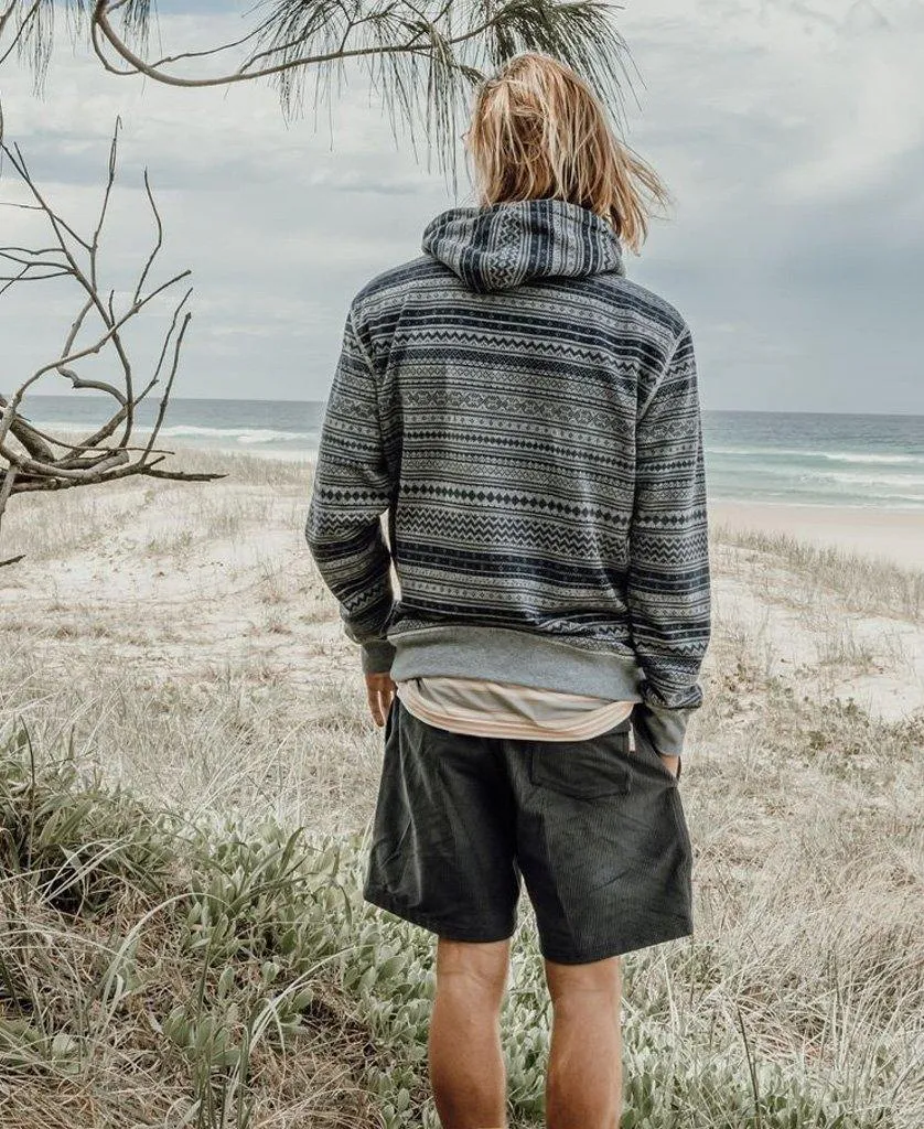 Aztec Hoodie | Wash Navy