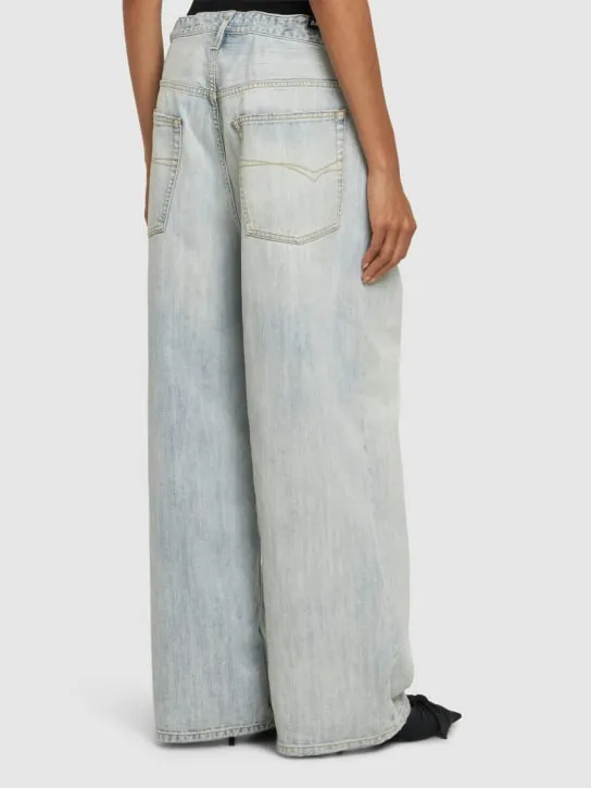 Balenciaga   Baggy cotton denim jeans 