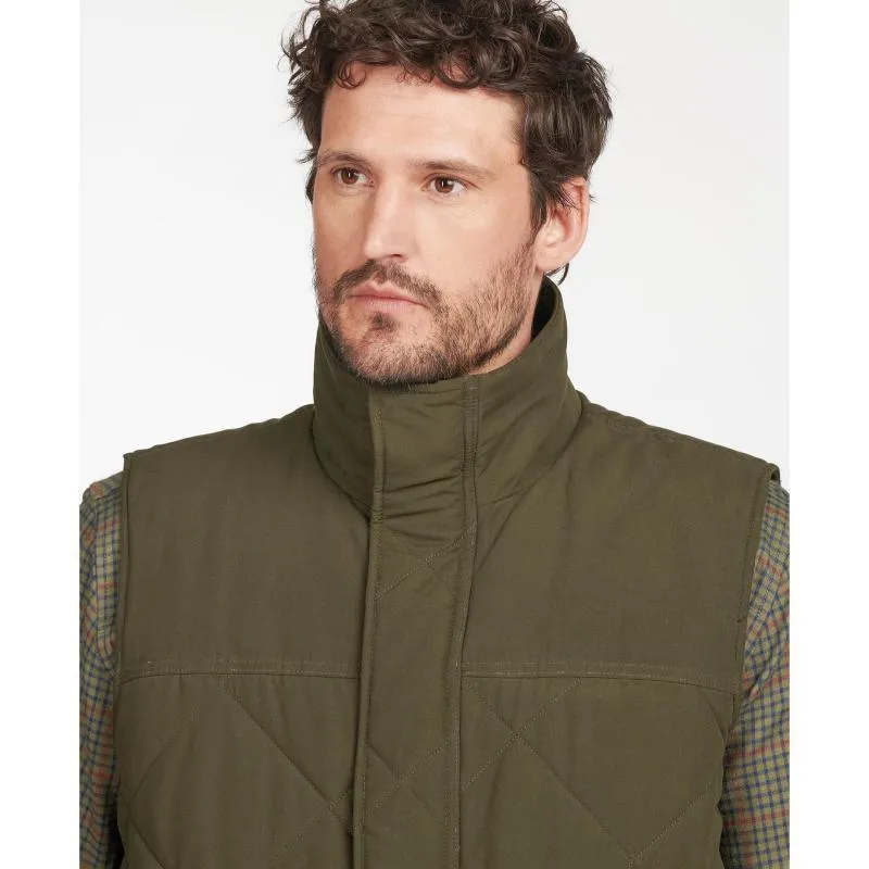 Barbour Winterdale Quilted Mens Gilet - Dark Olive