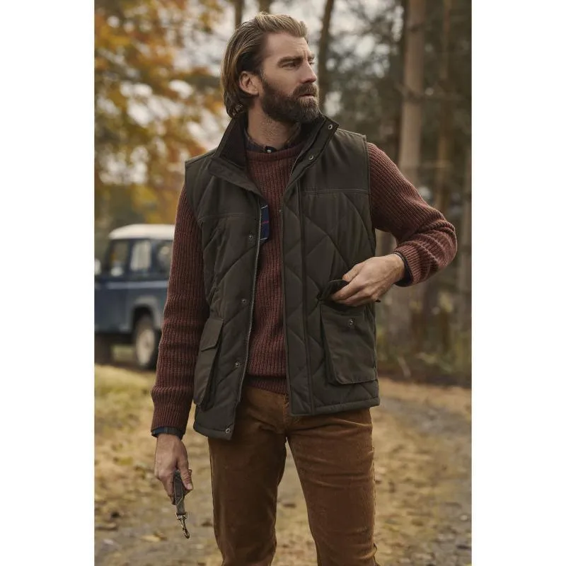 Barbour Winterdale Quilted Mens Gilet - Dark Olive