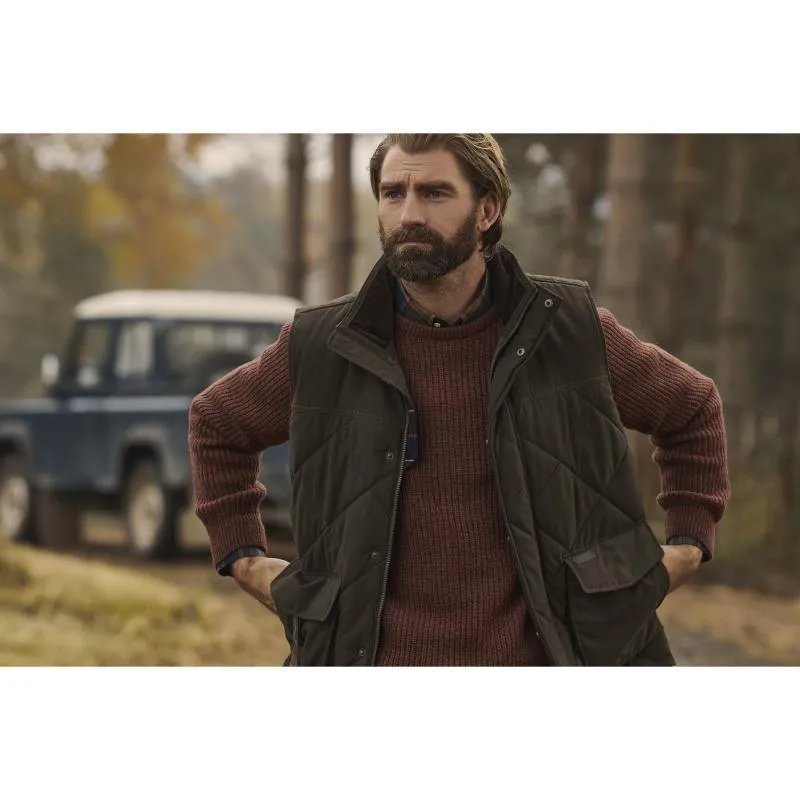 Barbour Winterdale Quilted Mens Gilet - Dark Olive