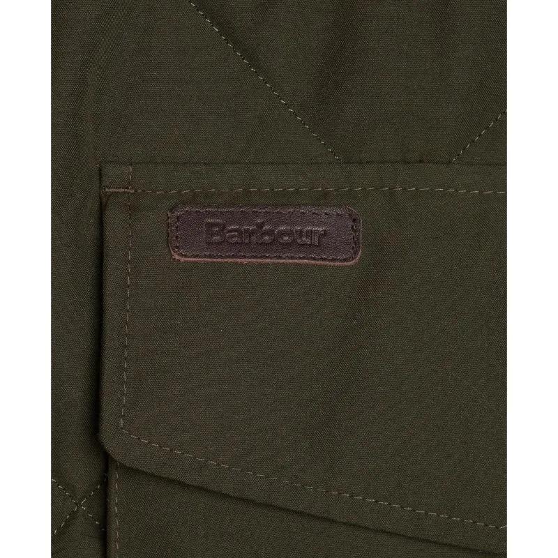 Barbour Winterdale Quilted Mens Gilet - Dark Olive