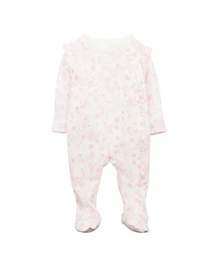 BEBE EVIE TOILE PRINT LS ONESIE