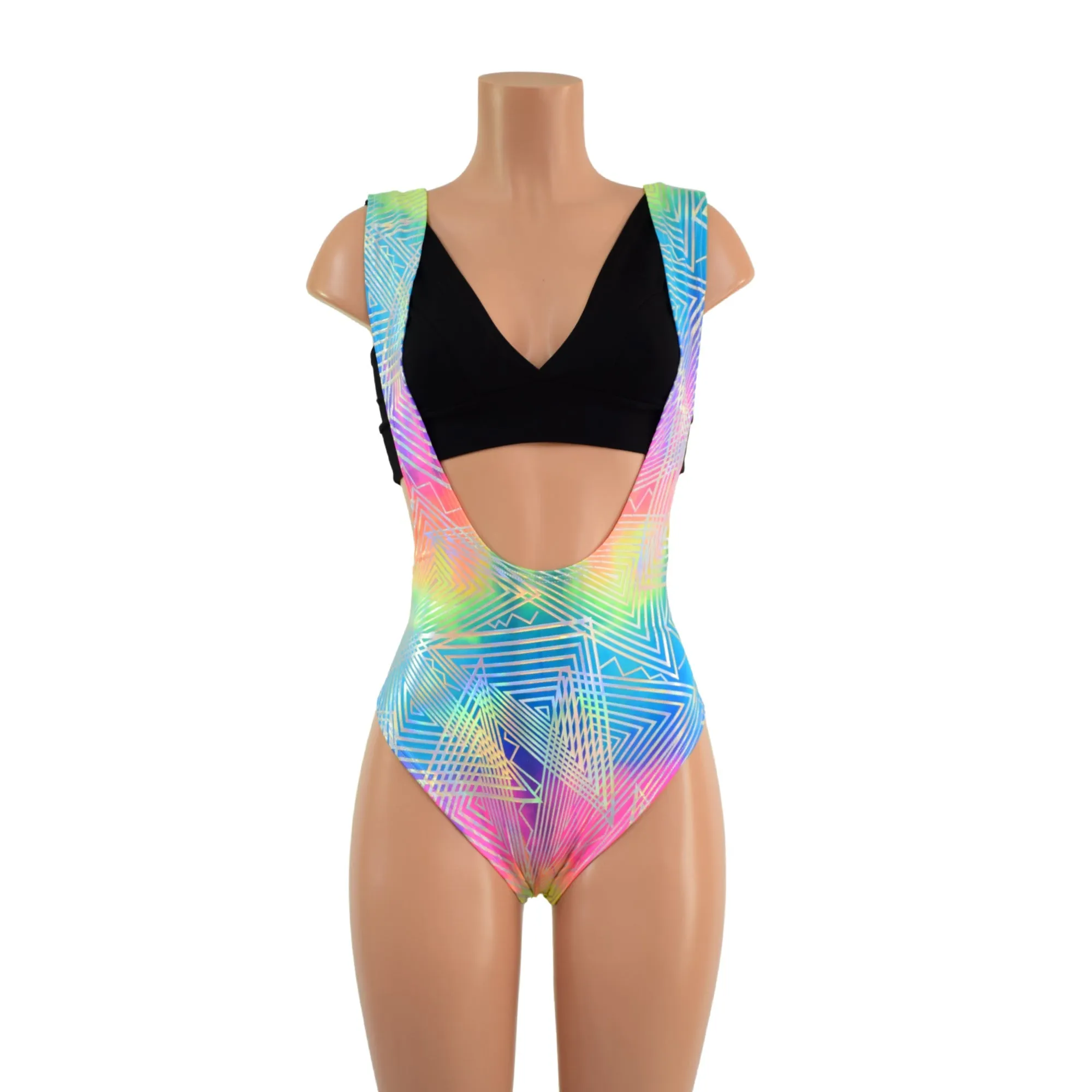 Brazilian Back Suspender Romper in Spectrum (top sold separately)