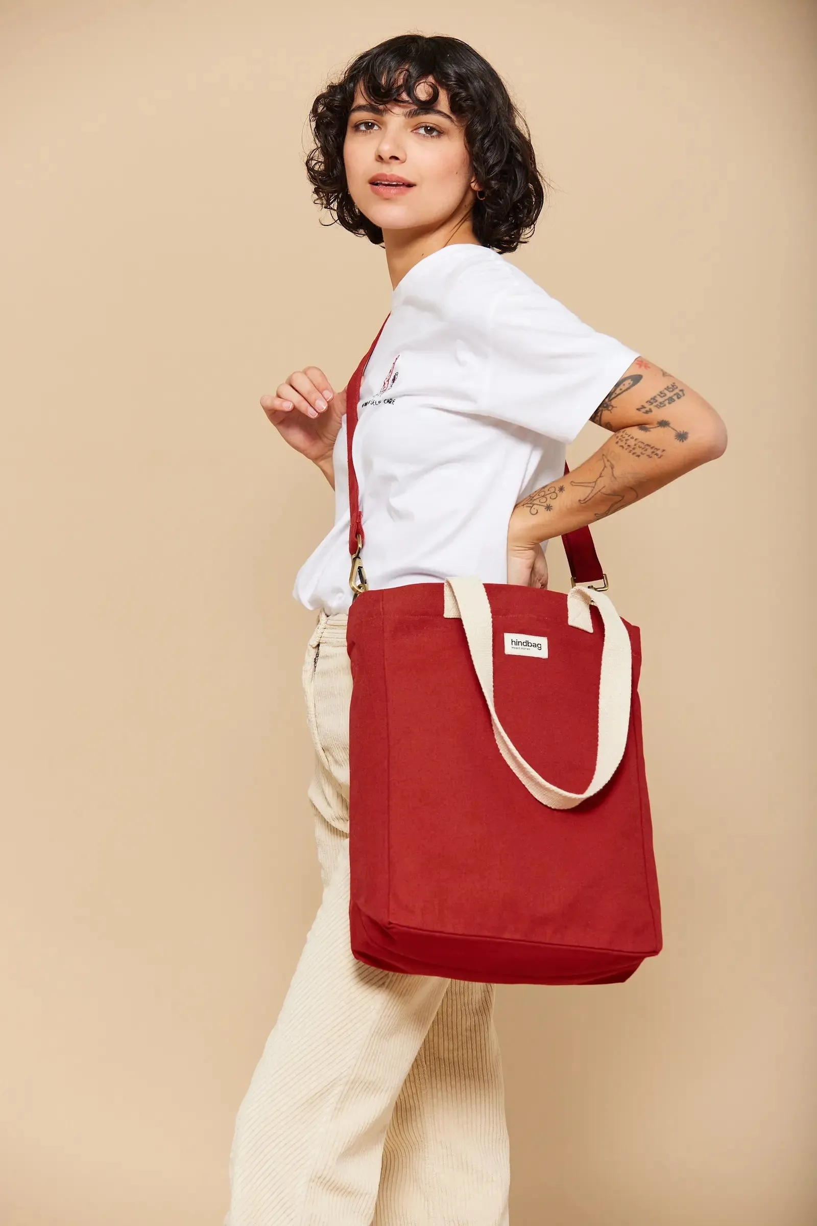 Cabas vertical Paul Terracotta