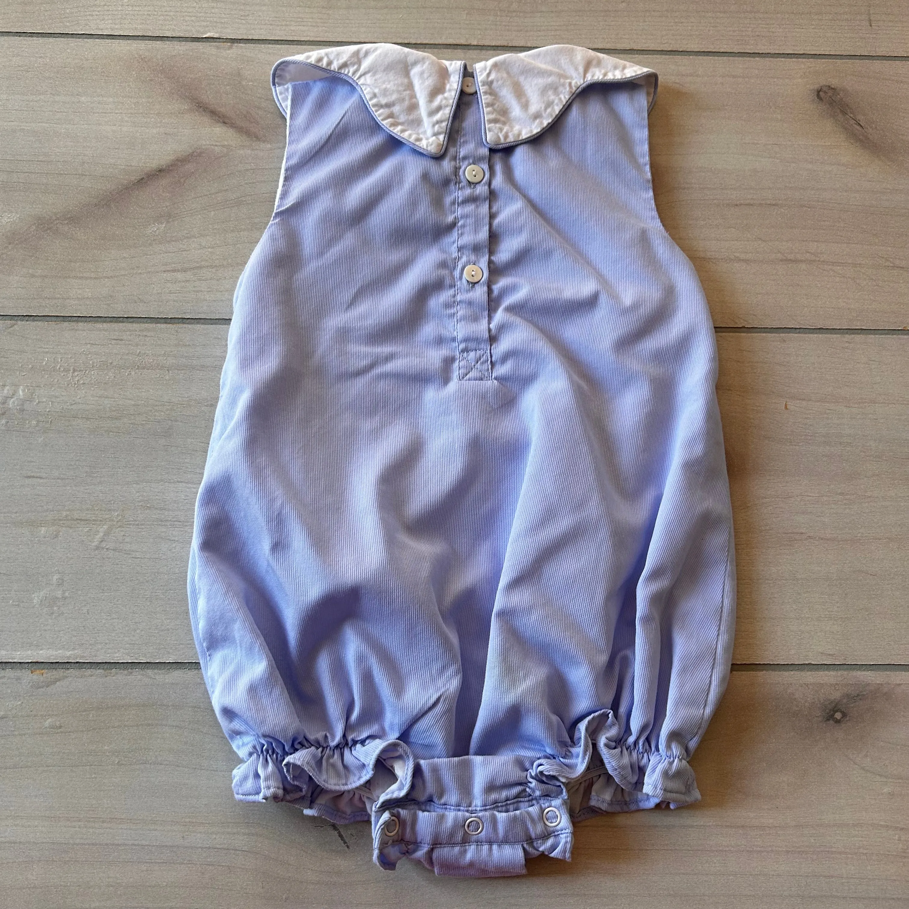 Cecil and Lou Smocked Bunny Bubble Romper