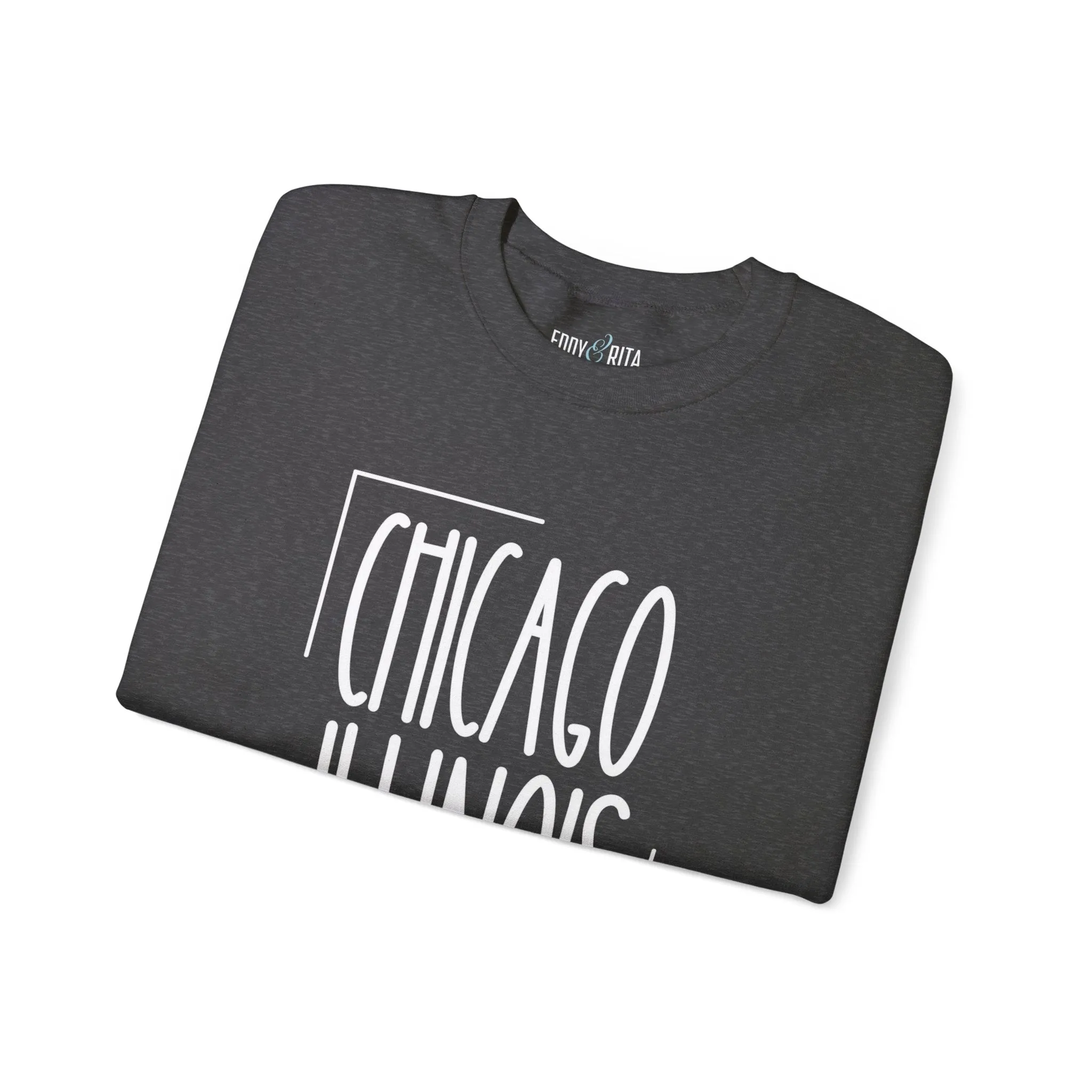 Chicago Illinois Essence: Women's Sweatshirt for Urban Style and Cozy Comfort