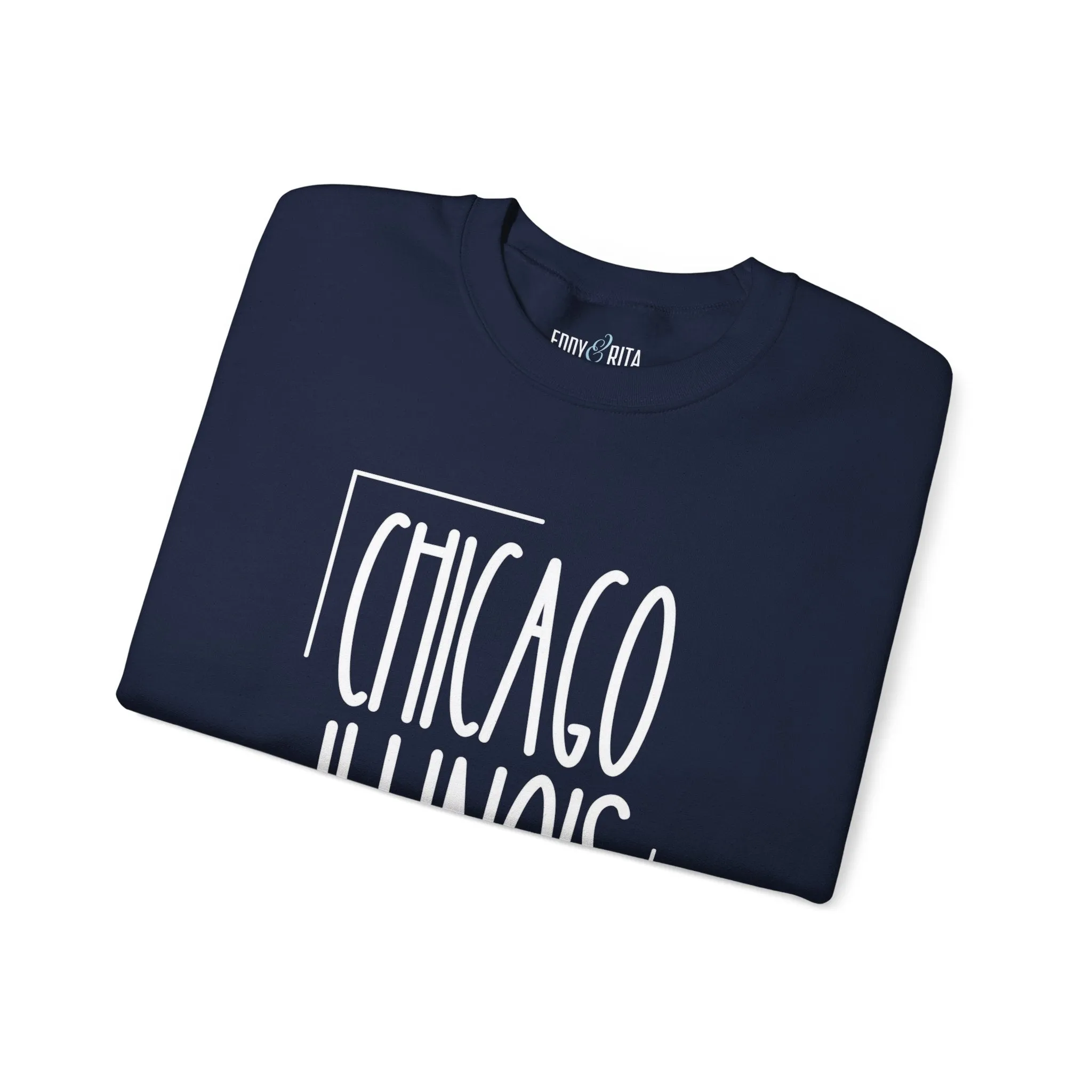 Chicago Illinois Essence: Women's Sweatshirt for Urban Style and Cozy Comfort