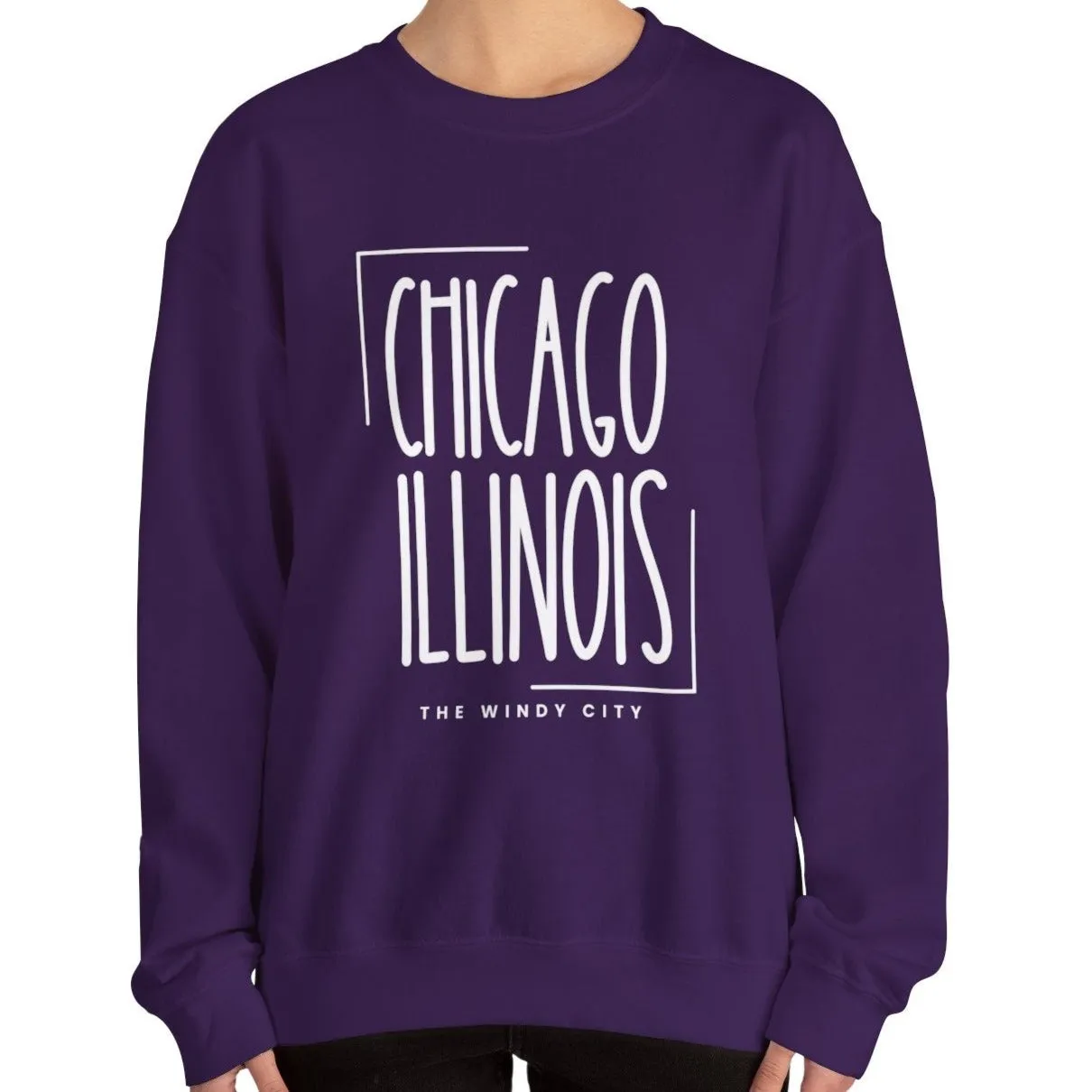 Chicago Illinois Essence: Women's Sweatshirt for Urban Style and Cozy Comfort