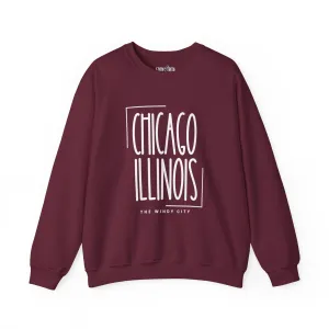 Chicago Illinois Essence: Women's Sweatshirt for Urban Style and Cozy Comfort