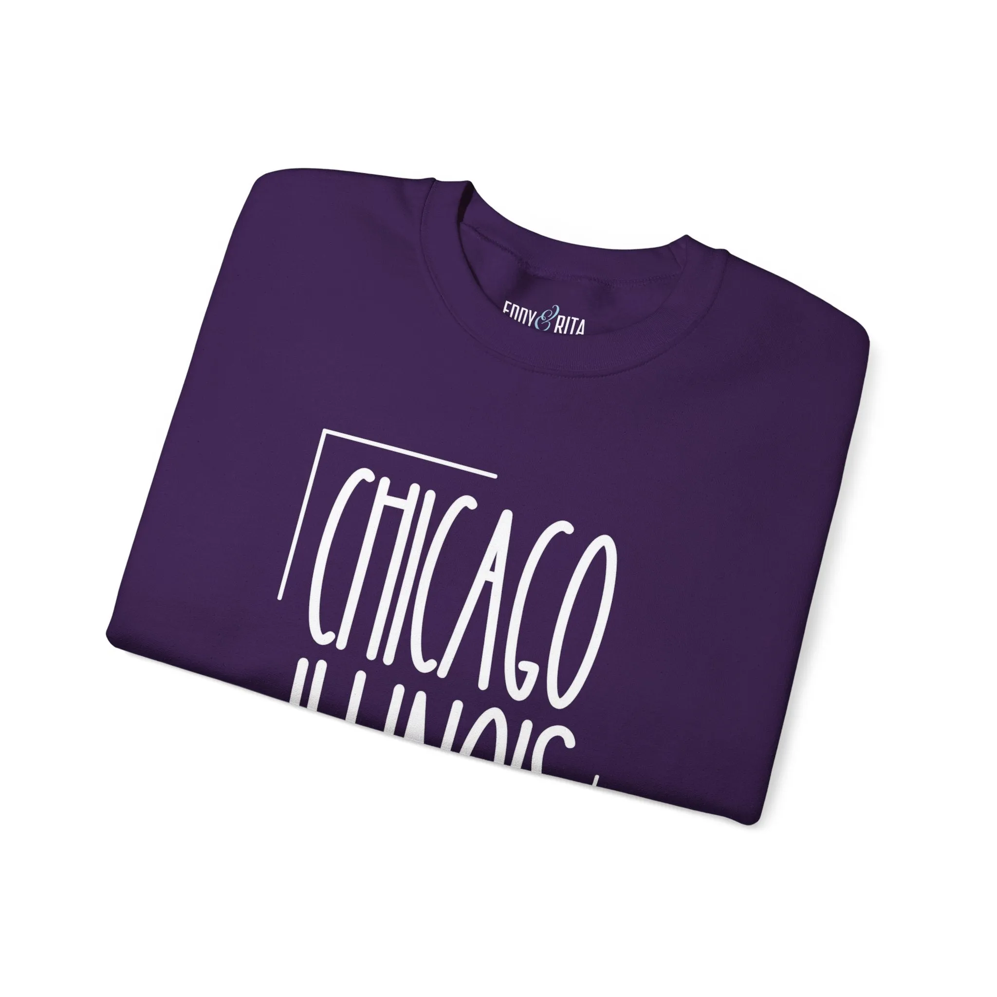 Chicago Illinois Essence: Women's Sweatshirt for Urban Style and Cozy Comfort