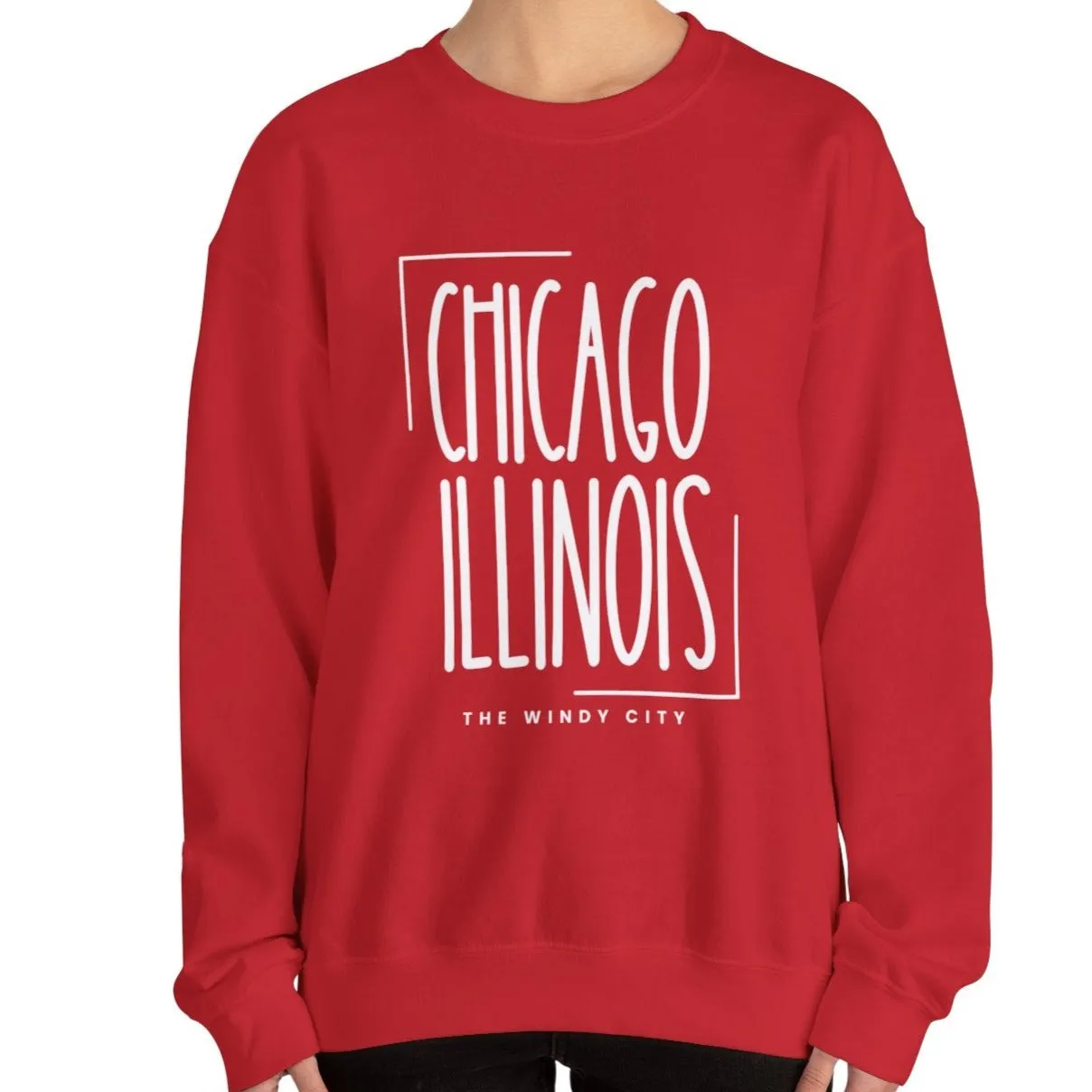 Chicago Illinois Essence: Women's Sweatshirt for Urban Style and Cozy Comfort