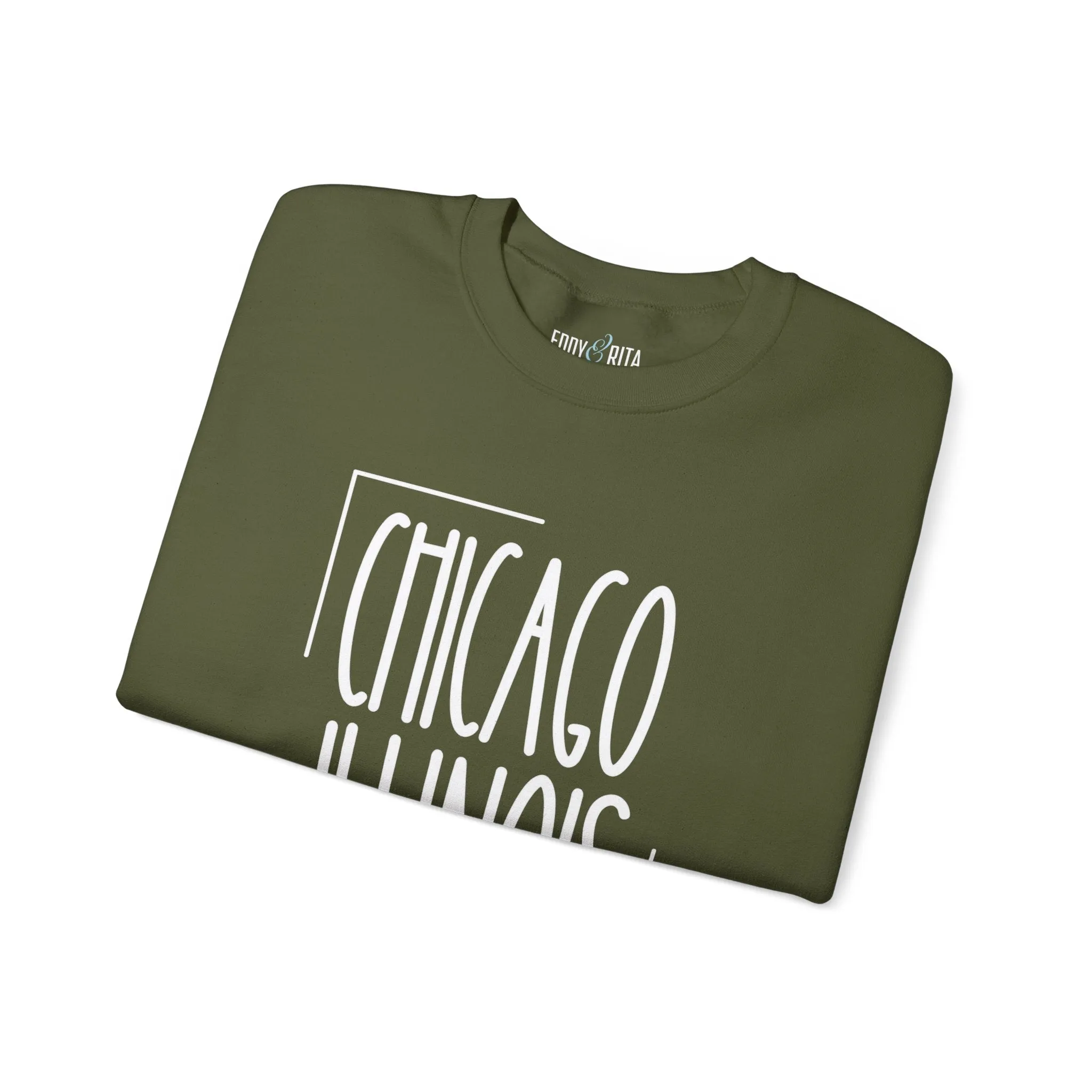 Chicago Illinois Essence: Women's Sweatshirt for Urban Style and Cozy Comfort