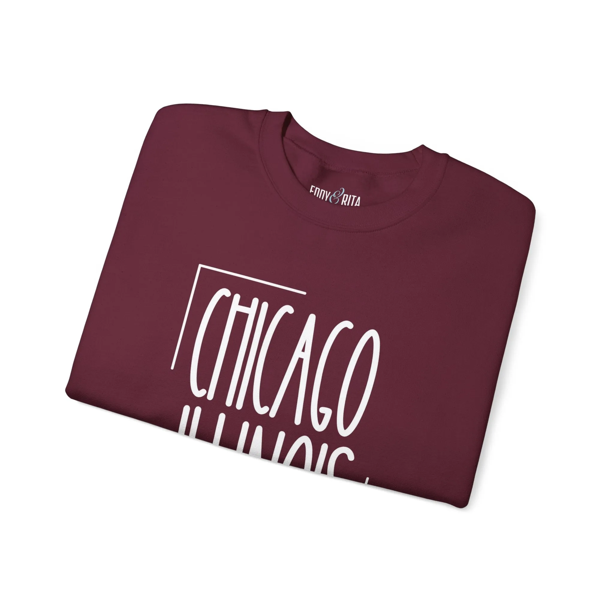 Chicago Illinois Essence: Women's Sweatshirt for Urban Style and Cozy Comfort