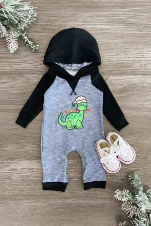 Christmas Dinosaur Romper