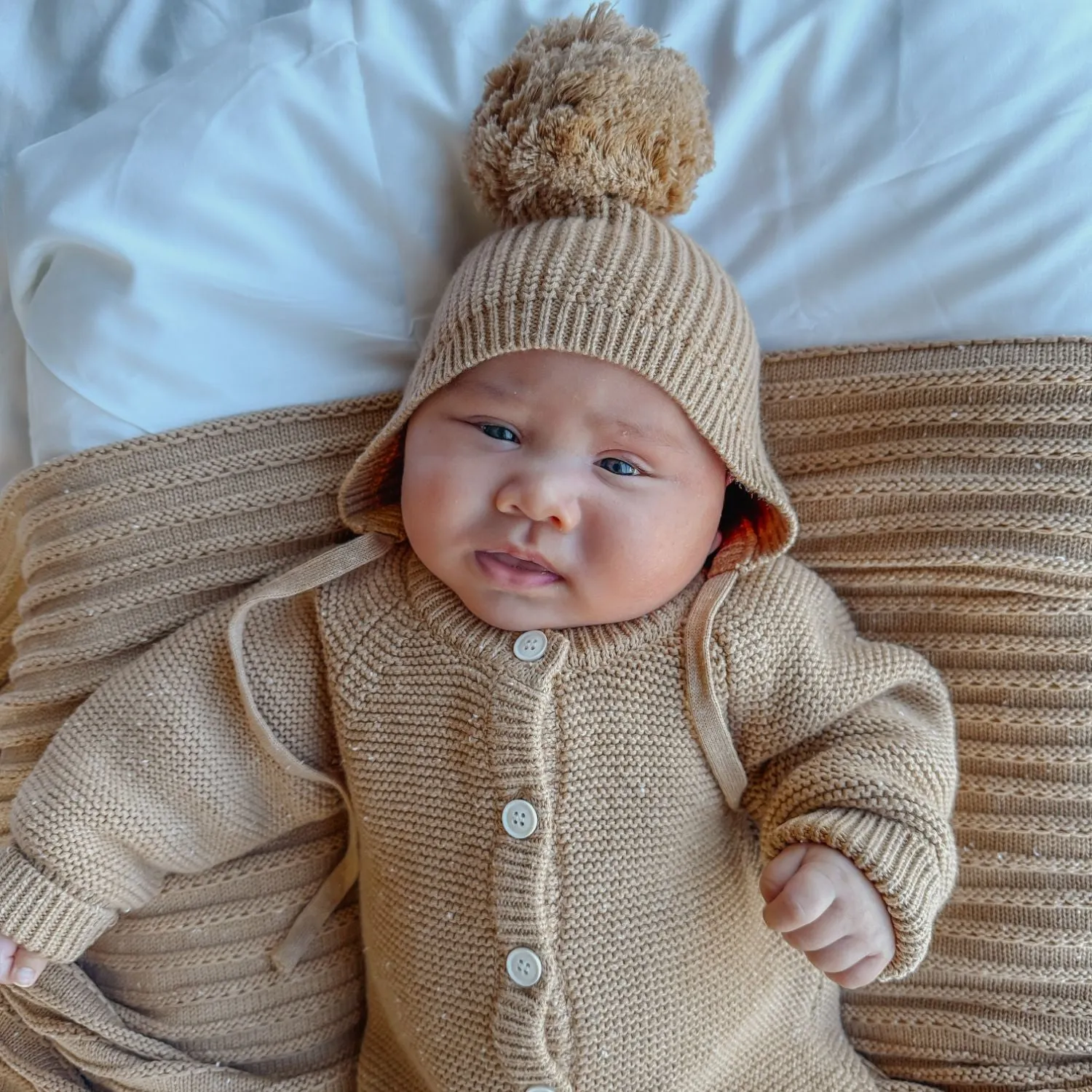 CLASSIC KNIT ROMPER | MAPLE FLECK