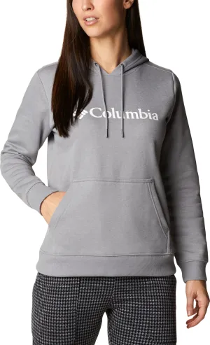 Columbia Women&#x27;s Columbia Logo Hoodie Monument Heather | Buy Columbia Women&#x27;s Columbia Logo Hoodie Monument Heather here | Outnorth