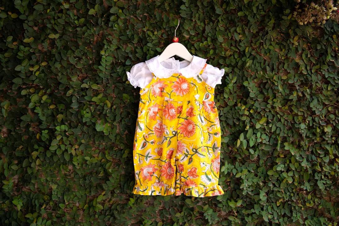 Comfy Printed Cotton Romper Set