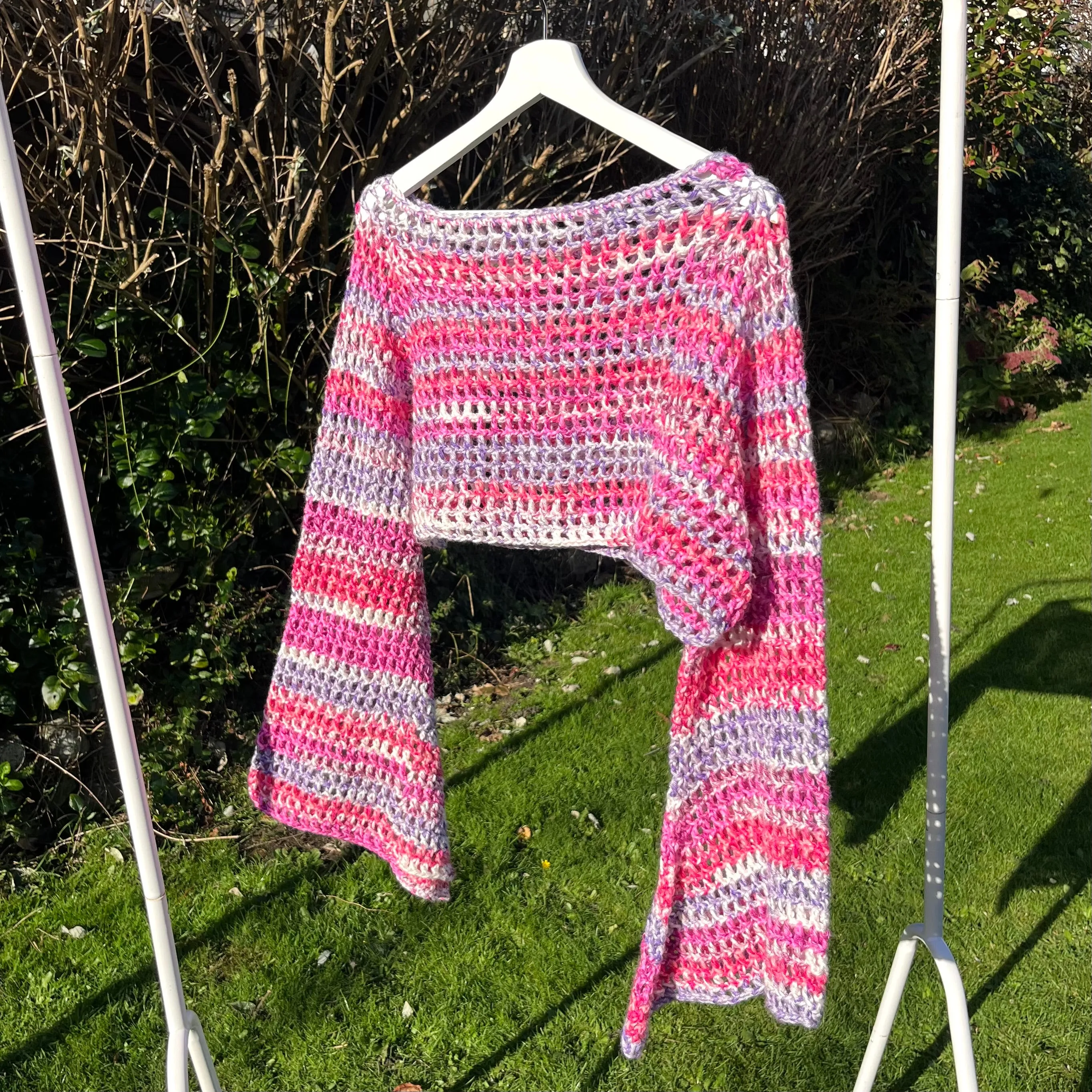 Cropped Crochet Jumper