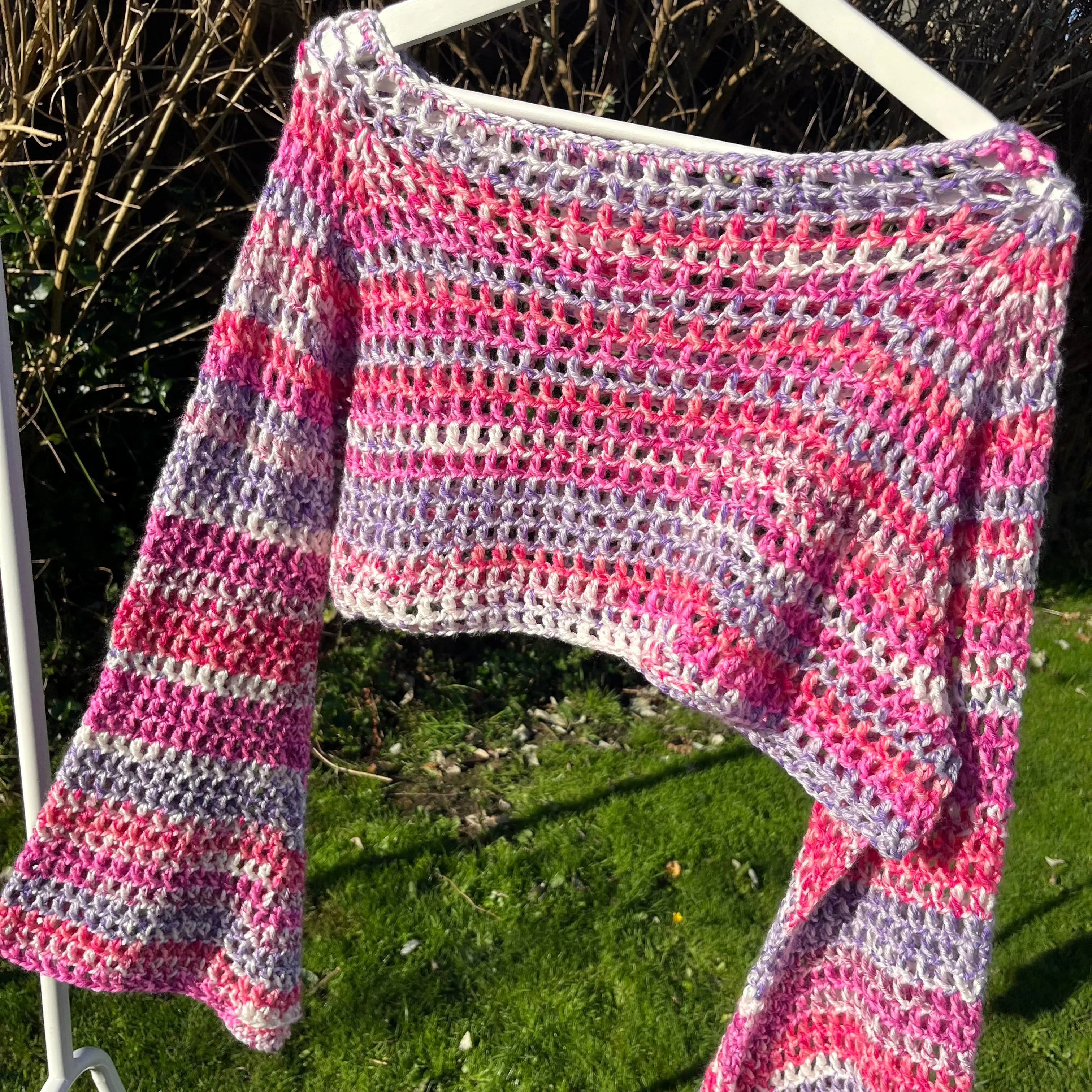 Cropped Crochet Jumper