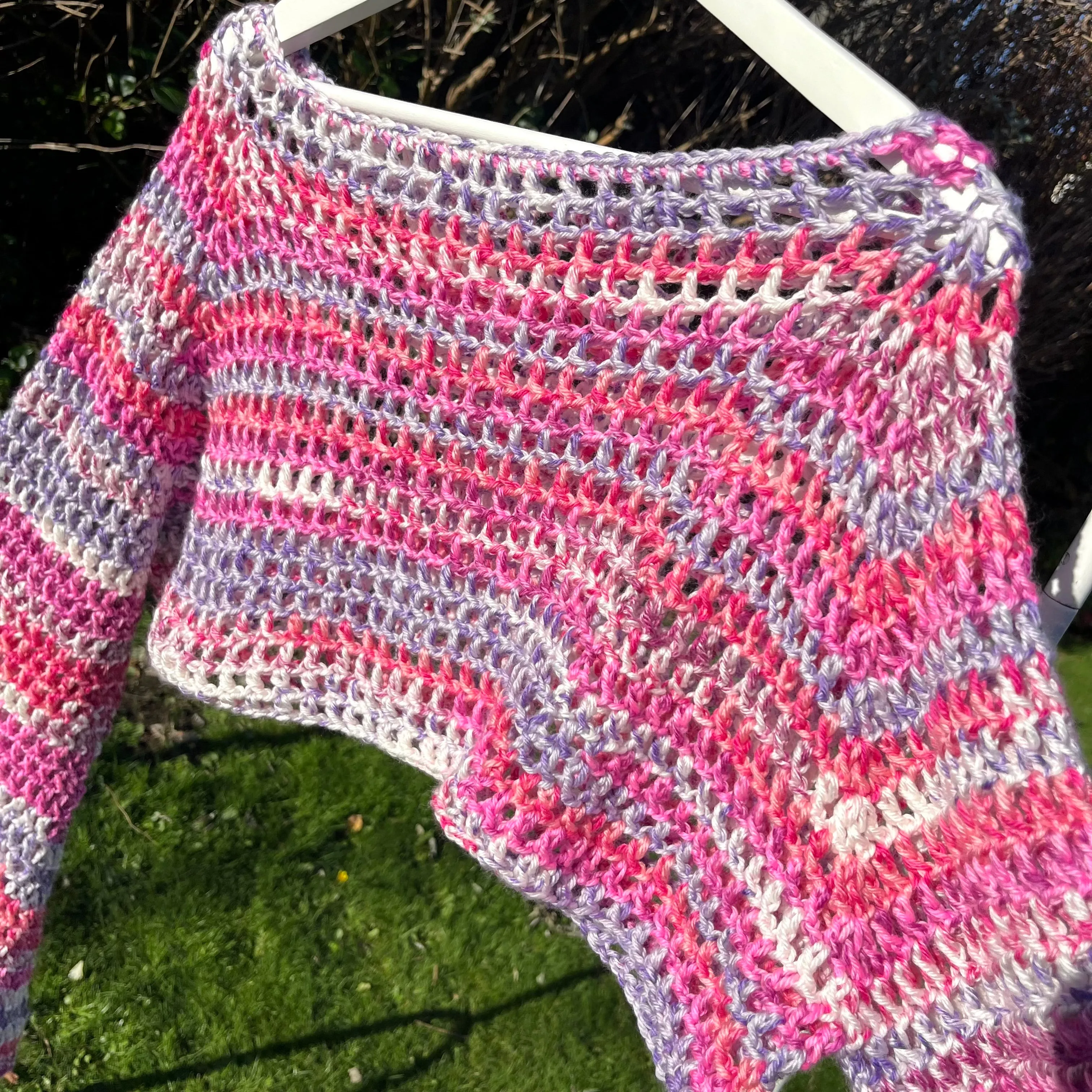 Cropped Crochet Jumper