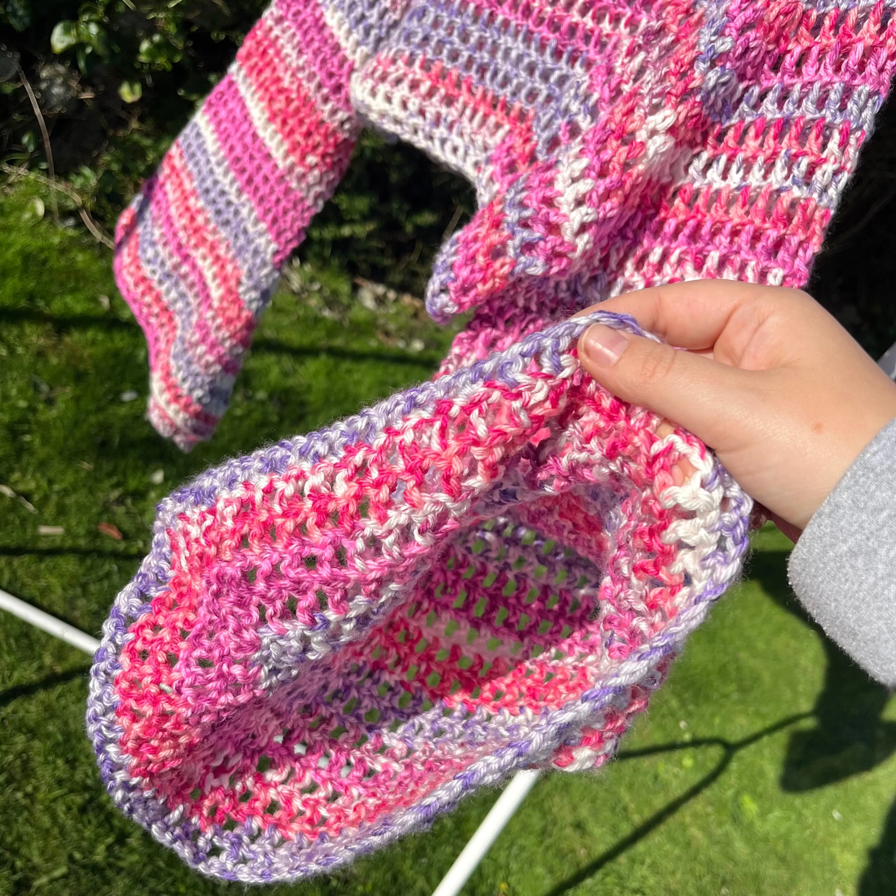 Cropped Crochet Jumper