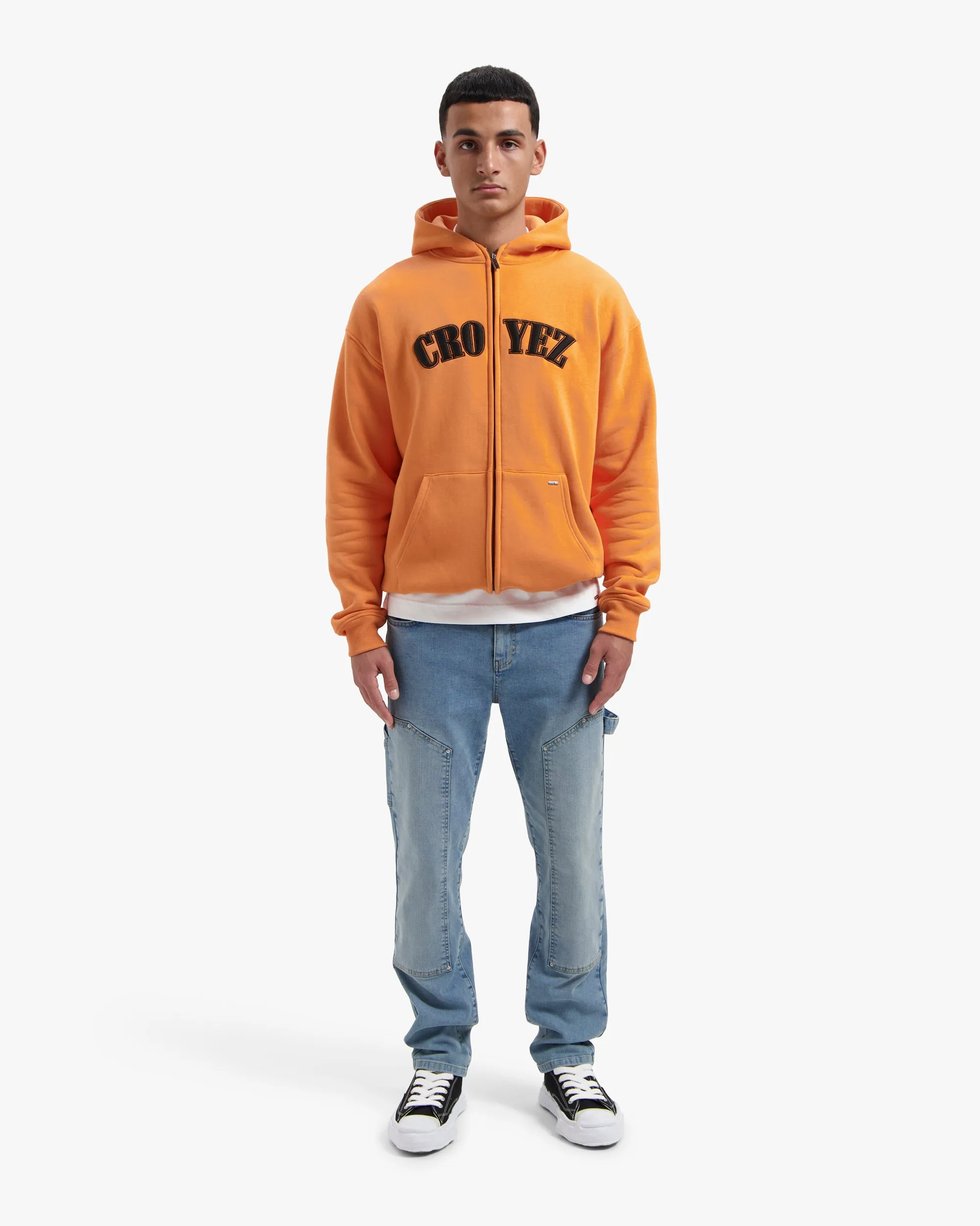 Croyez Atelier Zip Hoodie | Orange/Black