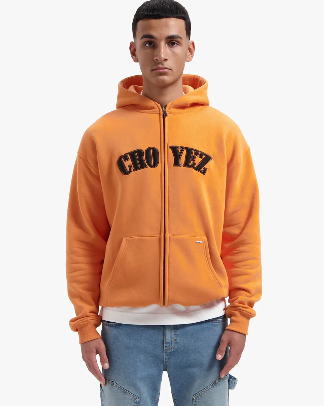 Croyez Atelier Zip Hoodie | Orange/Black