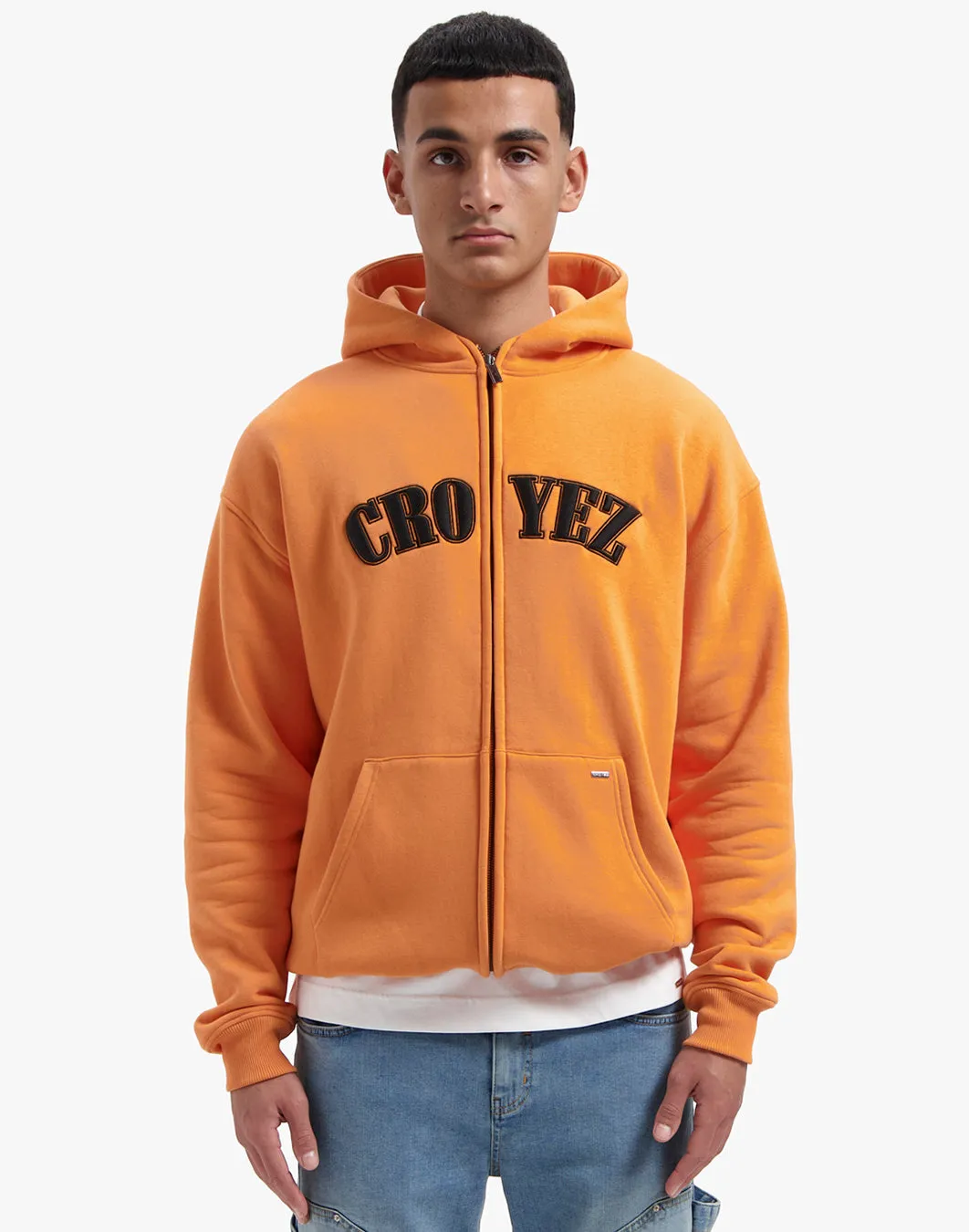 Croyez Atelier Zip Hoodie | Orange/Black