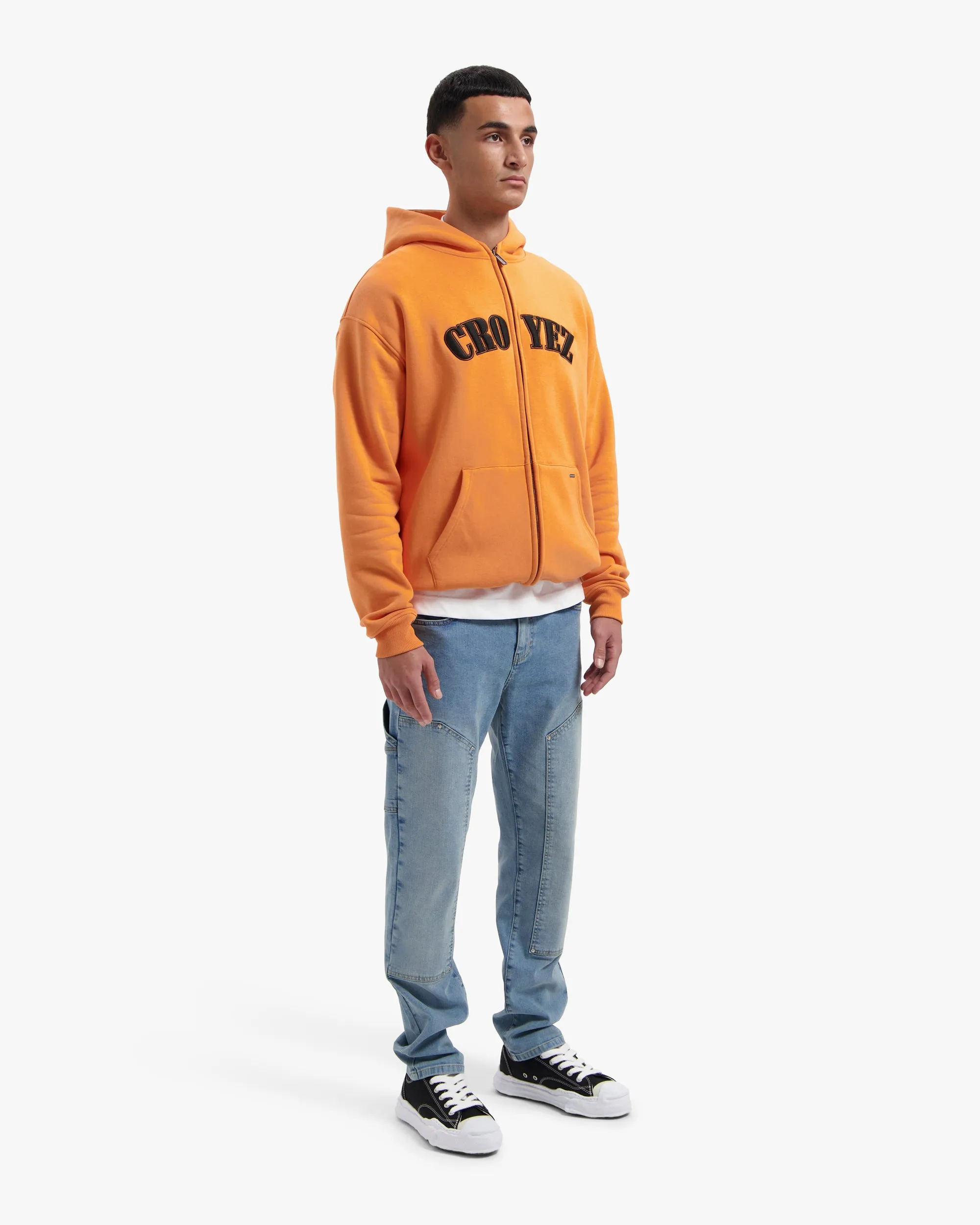 Croyez Atelier Zip Hoodie | Orange/Black