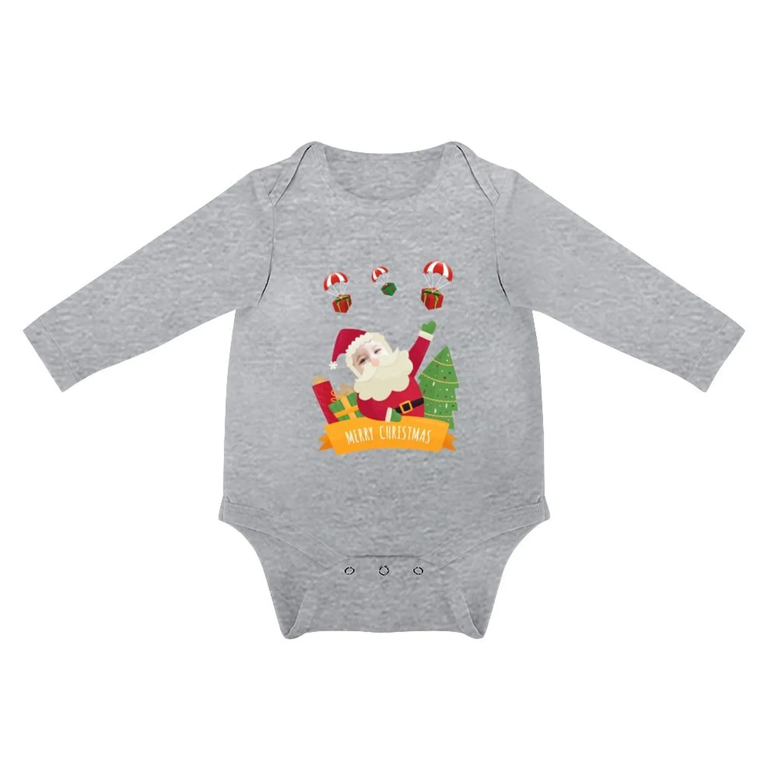 Custom Face Angel Infant Bodysuit One Piece Jumpsuit Personalized Long Sleeve Rompers Baby Clothes