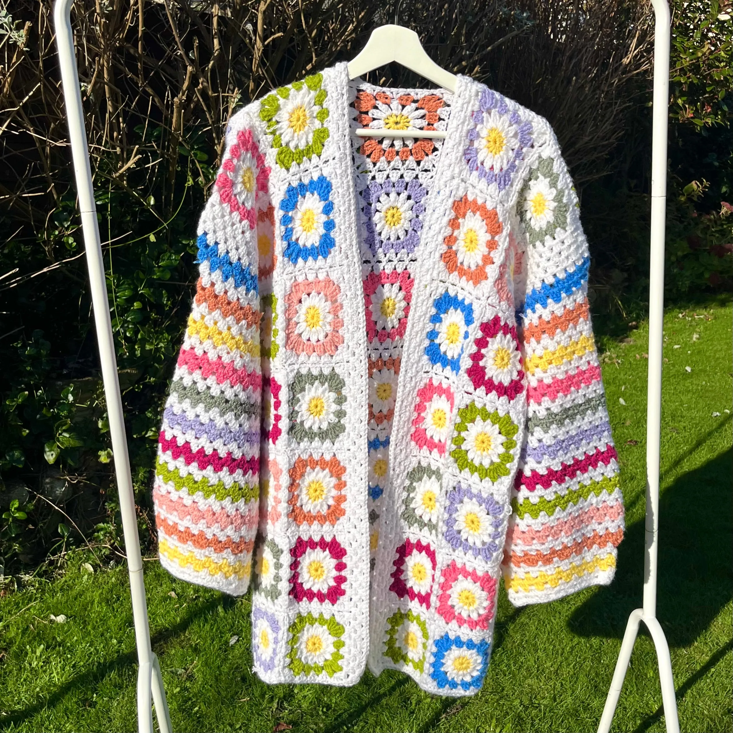 Daisy Crochet Cardigan