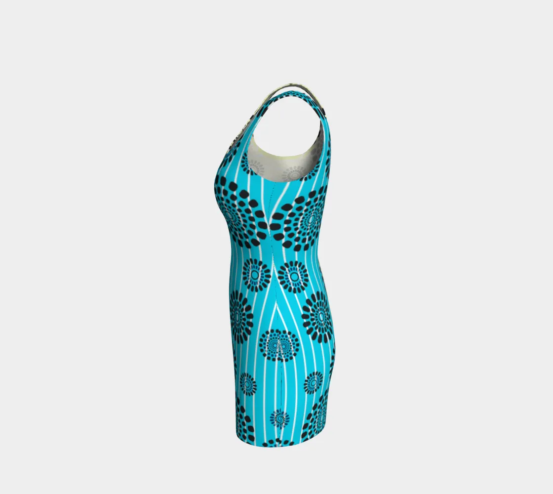 Daisy Wheel Bodycon Dress