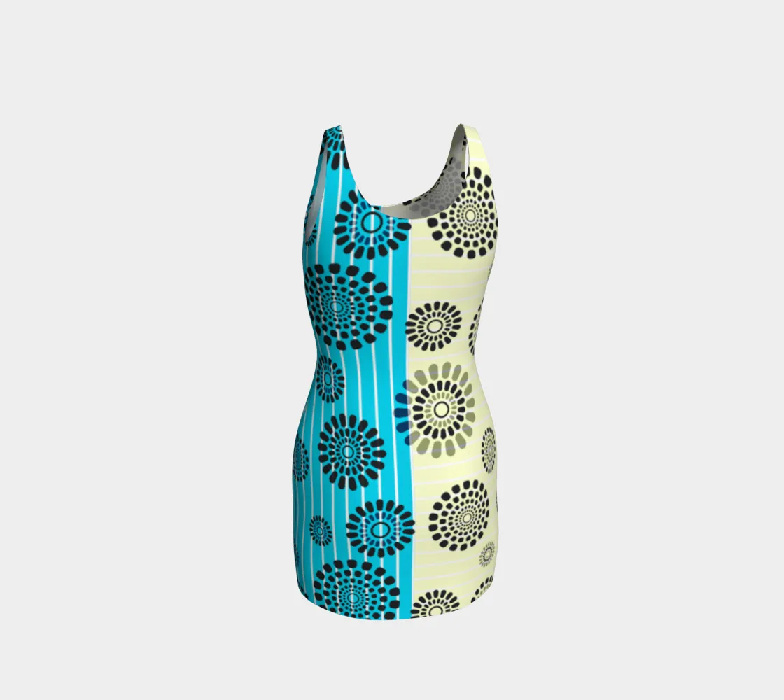 Daisy Wheel Bodycon Dress