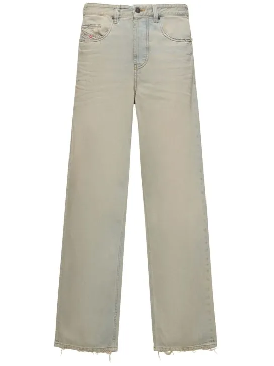 Diesel   D-Macro cotton denim straight jeans 