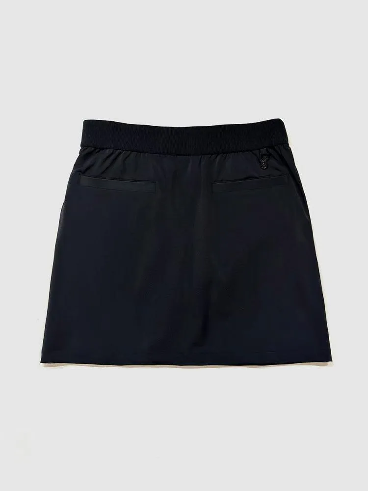 Double Pocket Skort - Black