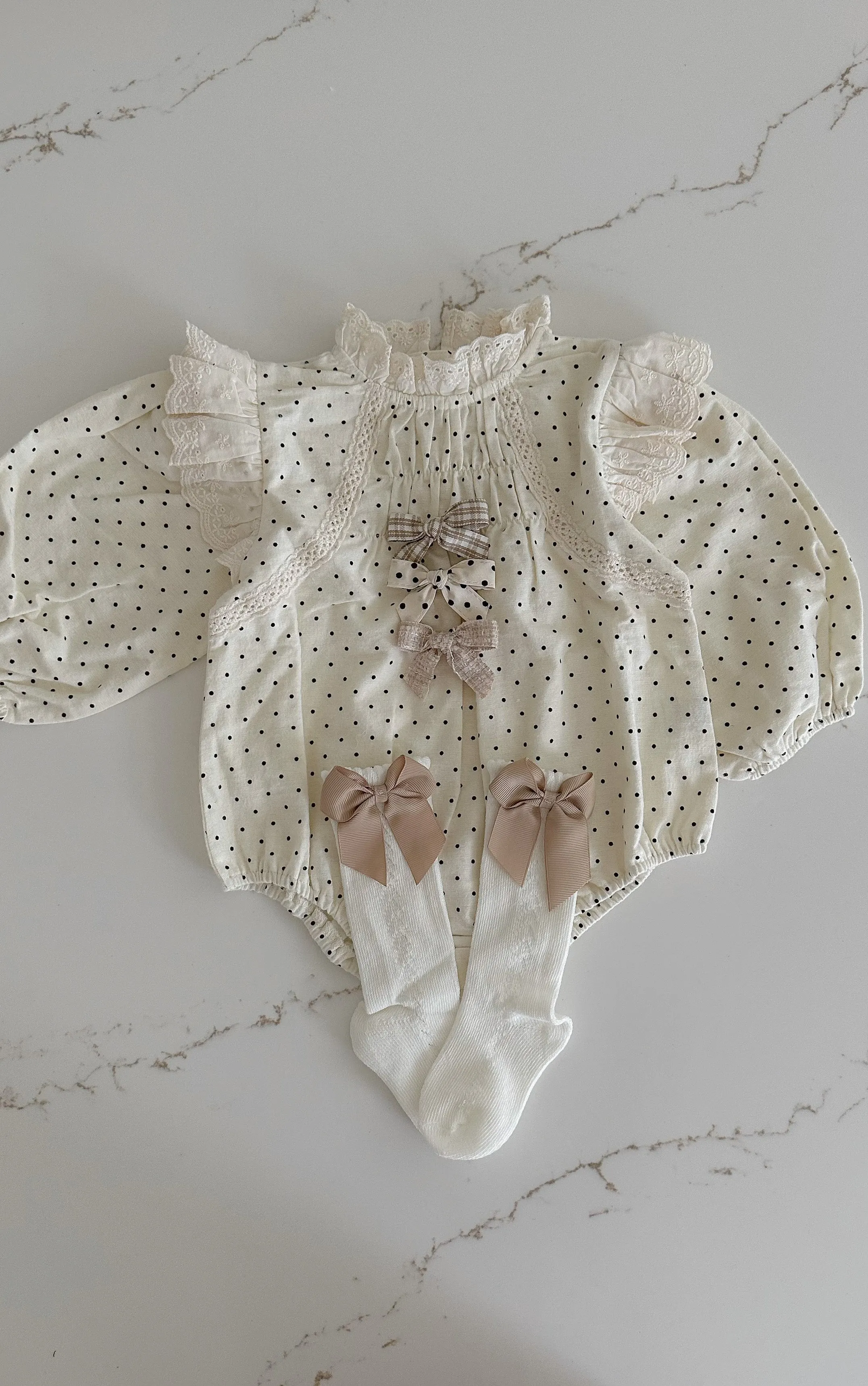 Eloise Lace Trim Romper