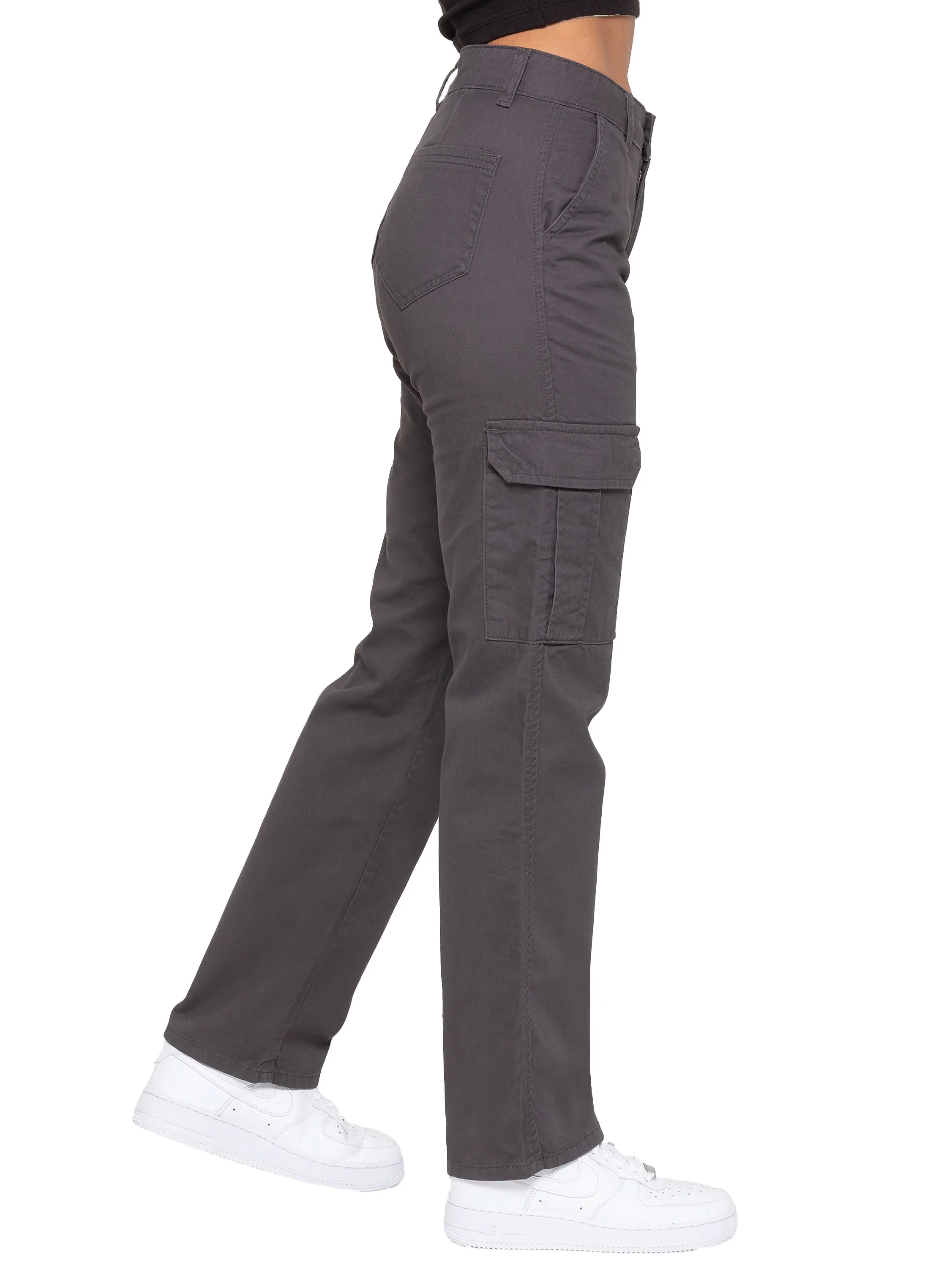 Enzo |  Womens Cargo Denim Jeans