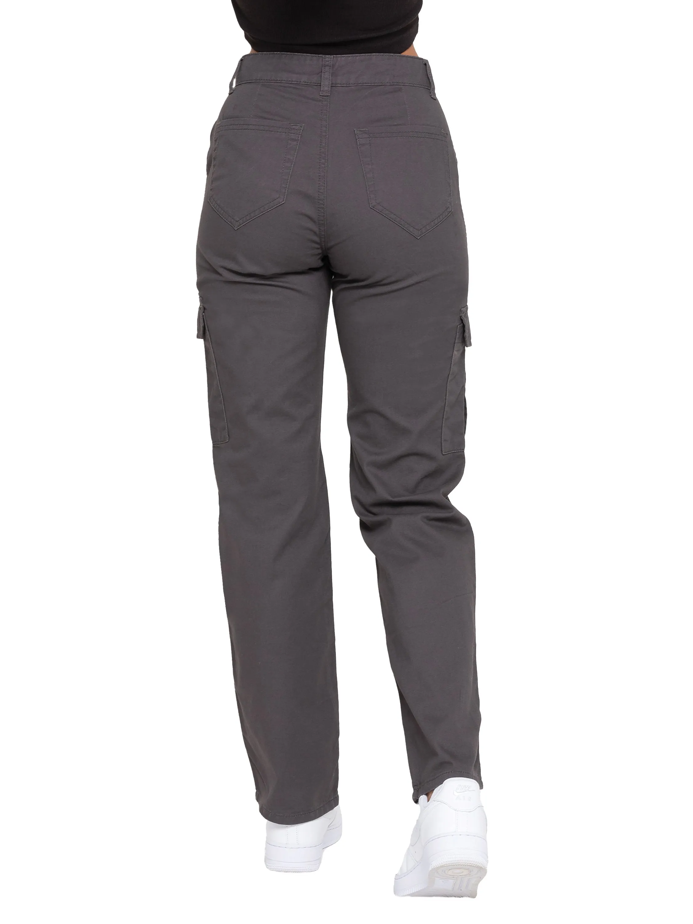 Enzo |  Womens Cargo Denim Jeans